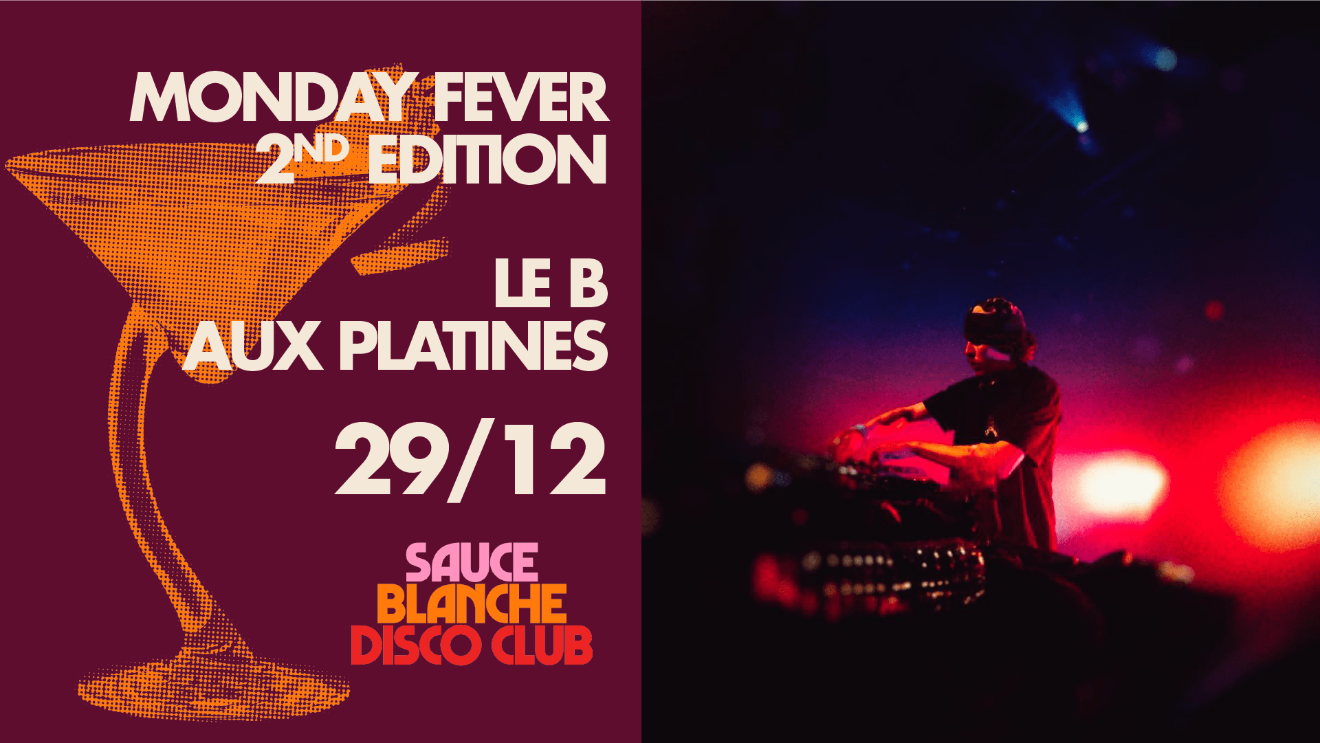 Monday Fever #2 @Sauce Blanche Disco Club Cover
