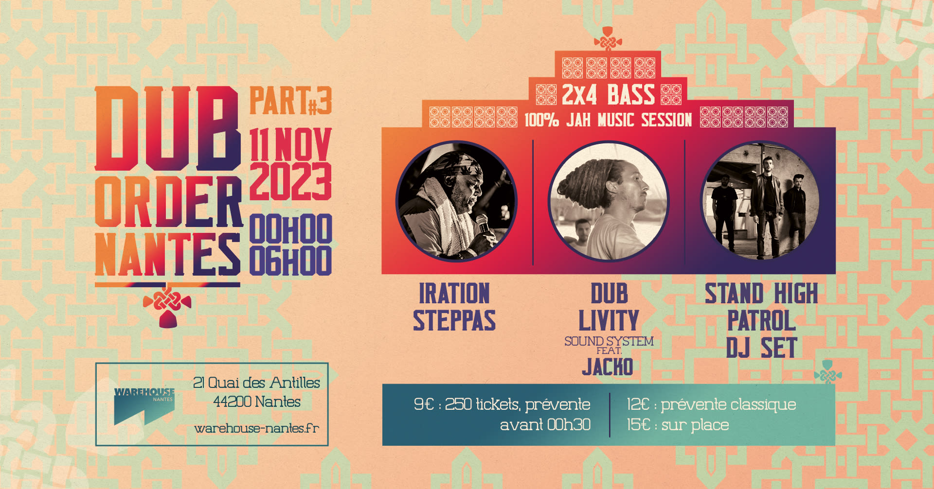 Dub Order #3 - Warehouse Nantes Cover