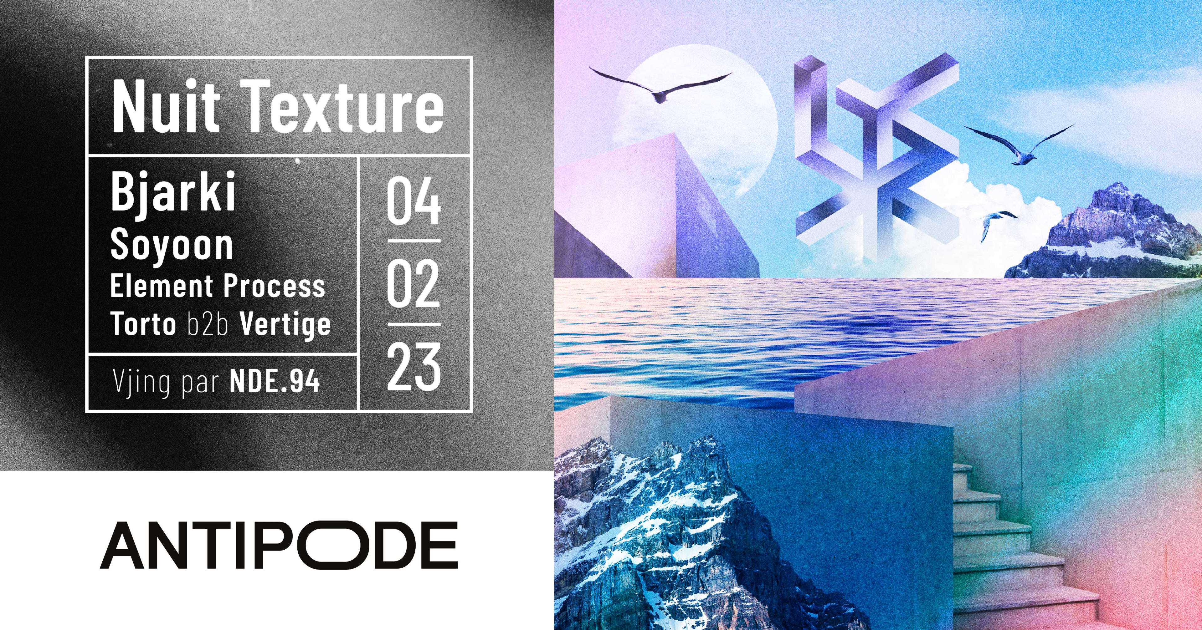 [Sold Out] Nuit Texture : Bjarki, Soyoon & More  Cover