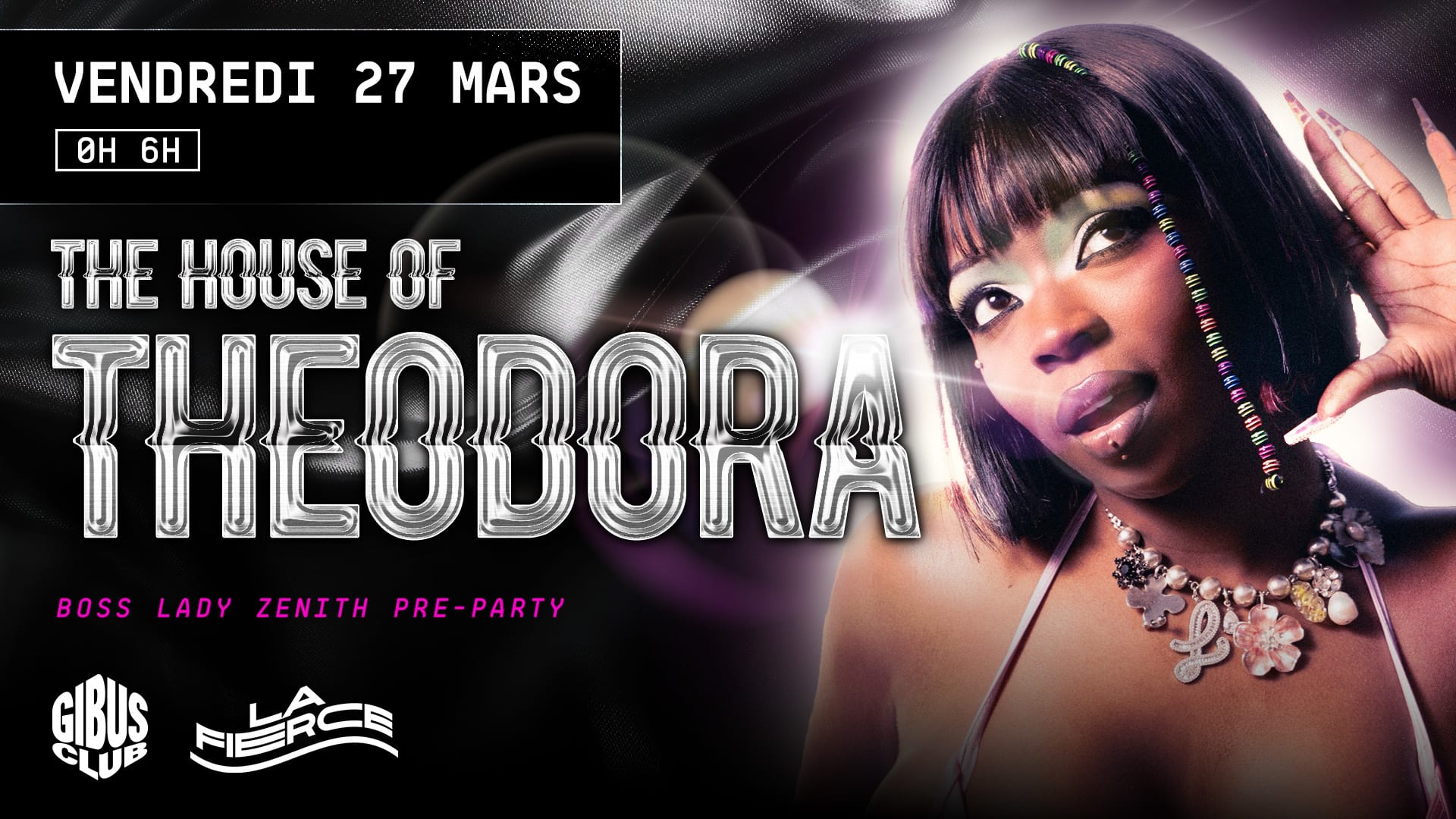 The House Of Theodora – Zenith Pre-Party Cover