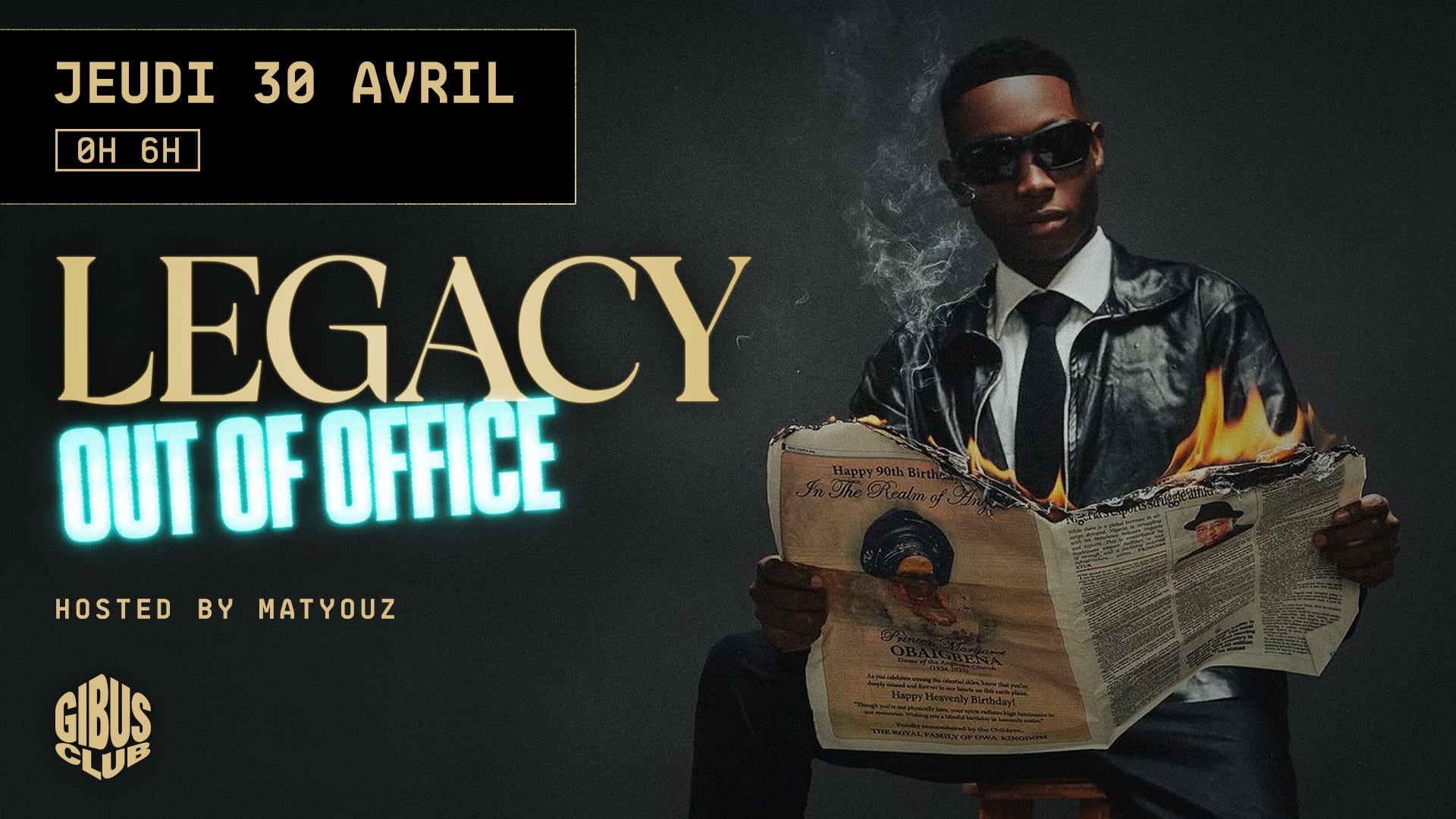 Legacy — Out Of Office (Veille De Jour Férié) Cover