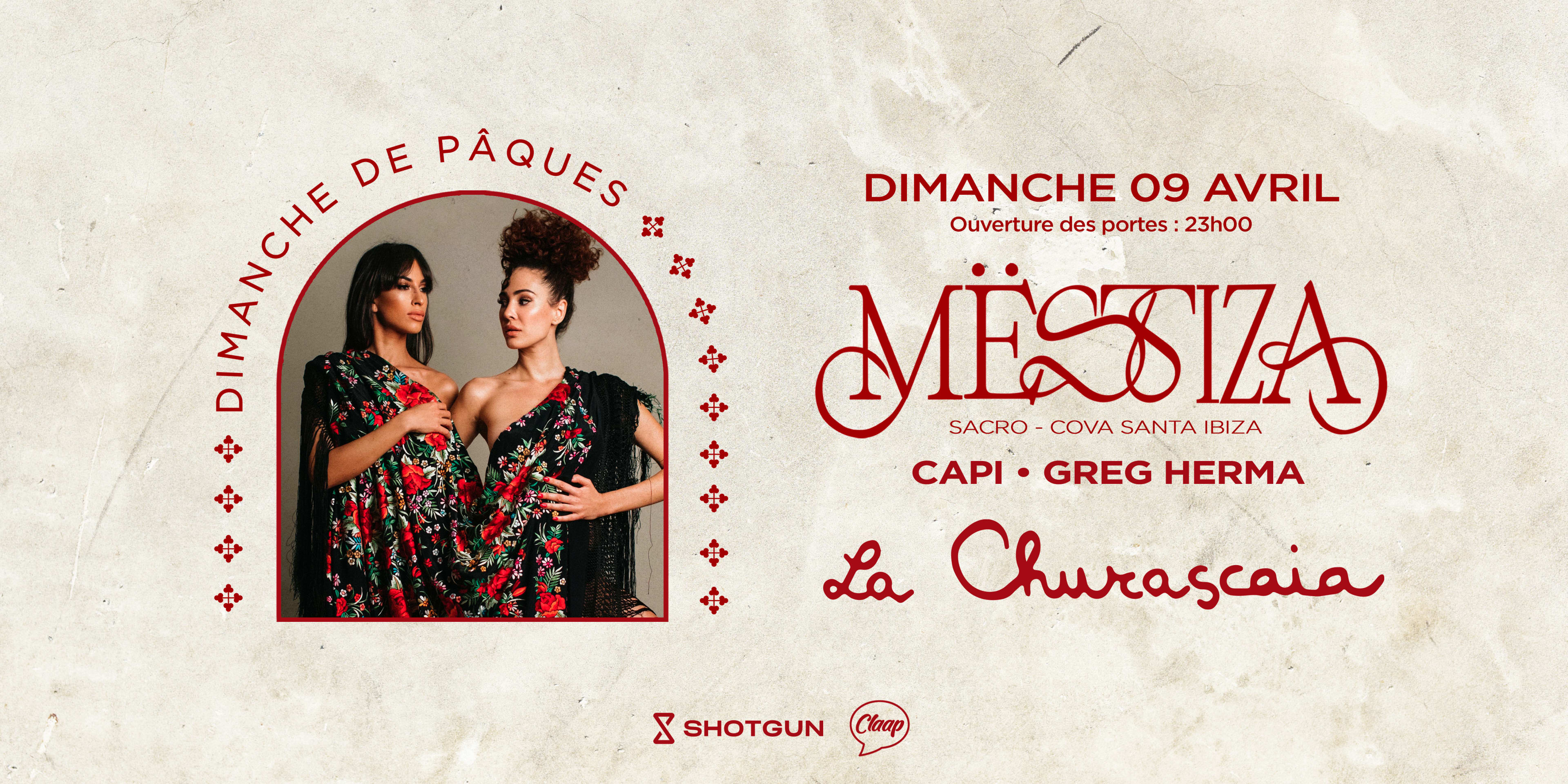 Dimanche De Pâques - Mëstiza  - La Churascaia - 09.04.23 Cover