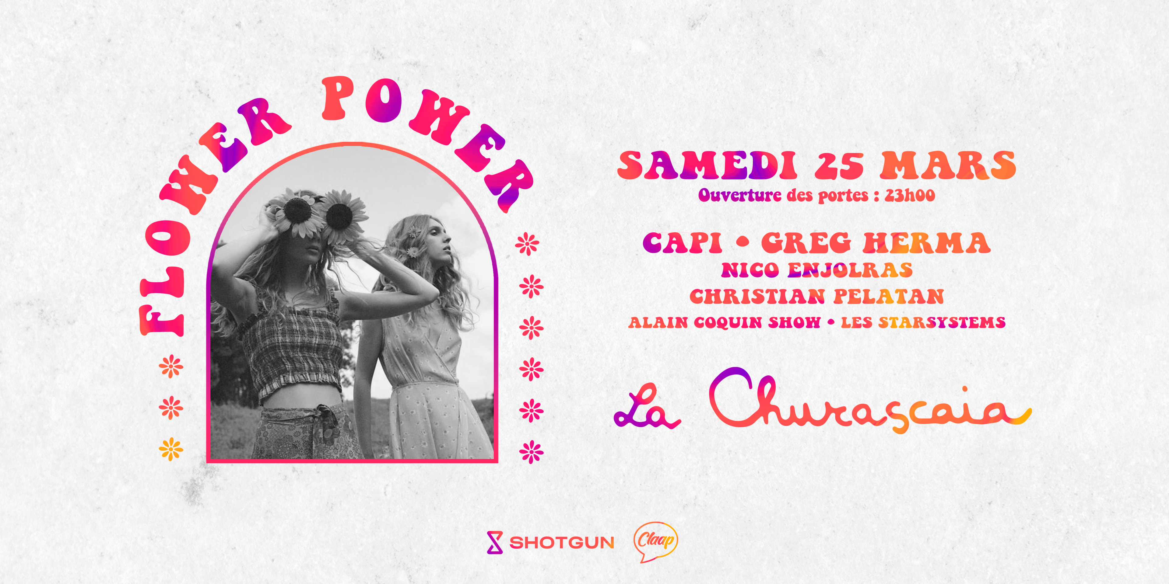Flower Power - La Churascaia - 25.03.23 Cover