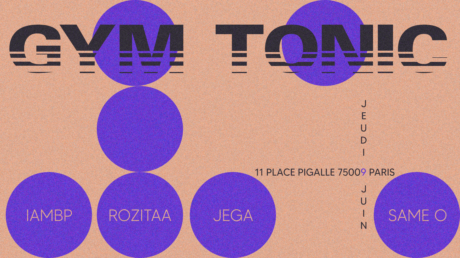 Gym Tonic : Iambp - Same O - Rozitaa B2b Jega Cover