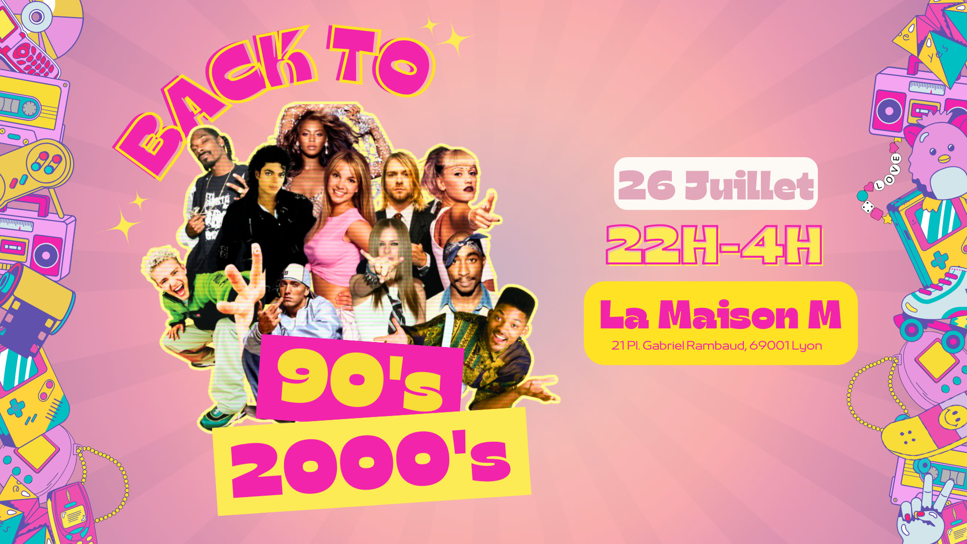Back To 90's/2000's : Le 26 Juillet À La Maison M Cover