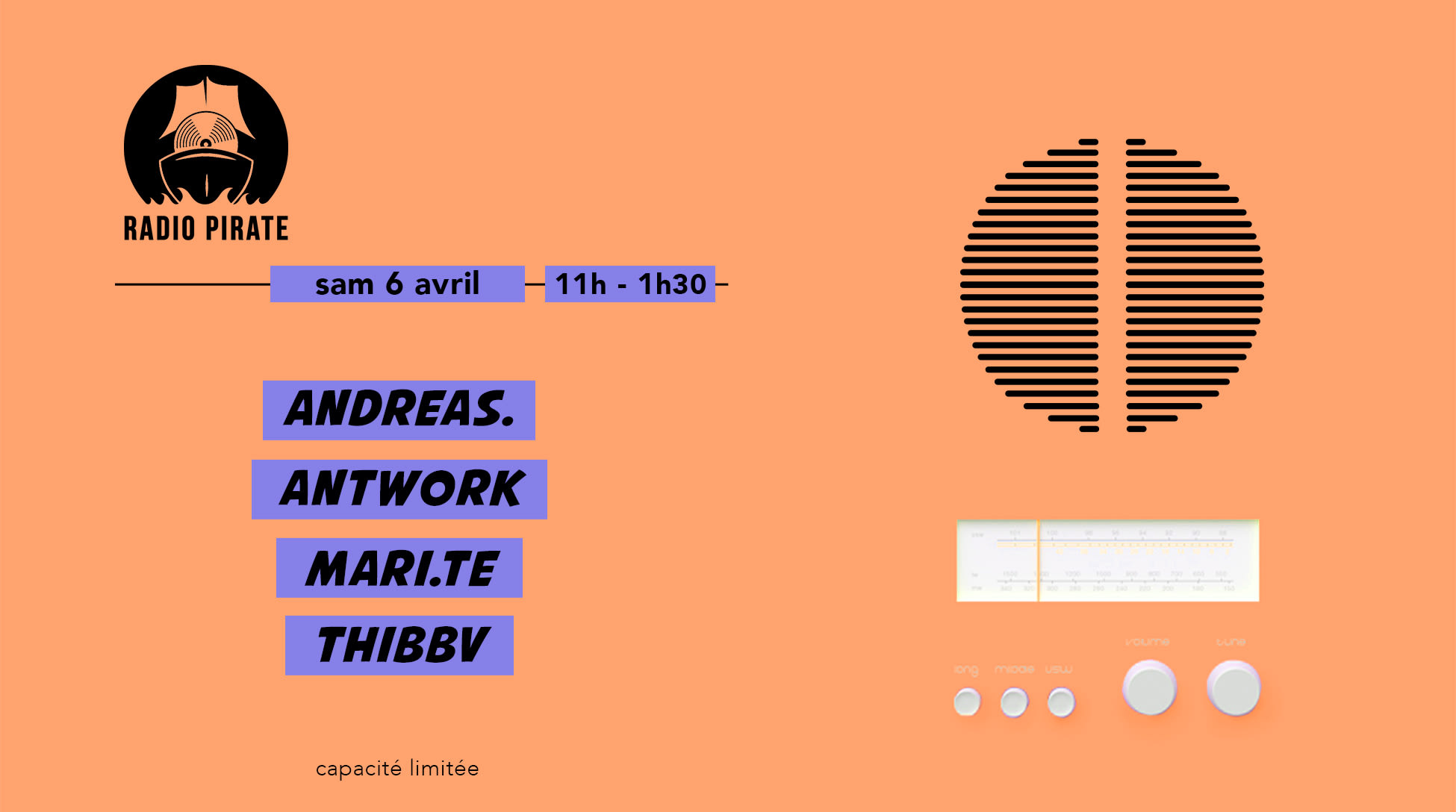 Radio Pirate : Spring Frequencies Cover