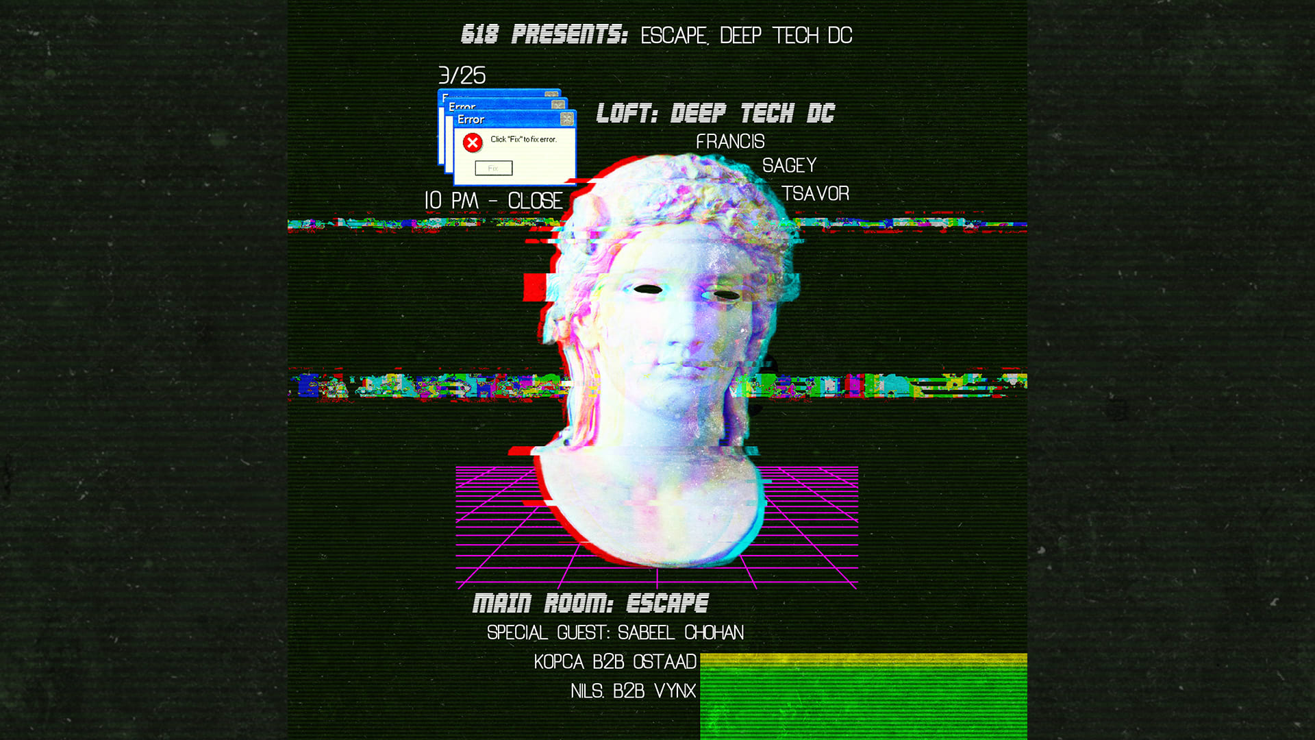 618 Presents: Escape, Deep Tech DC Cover