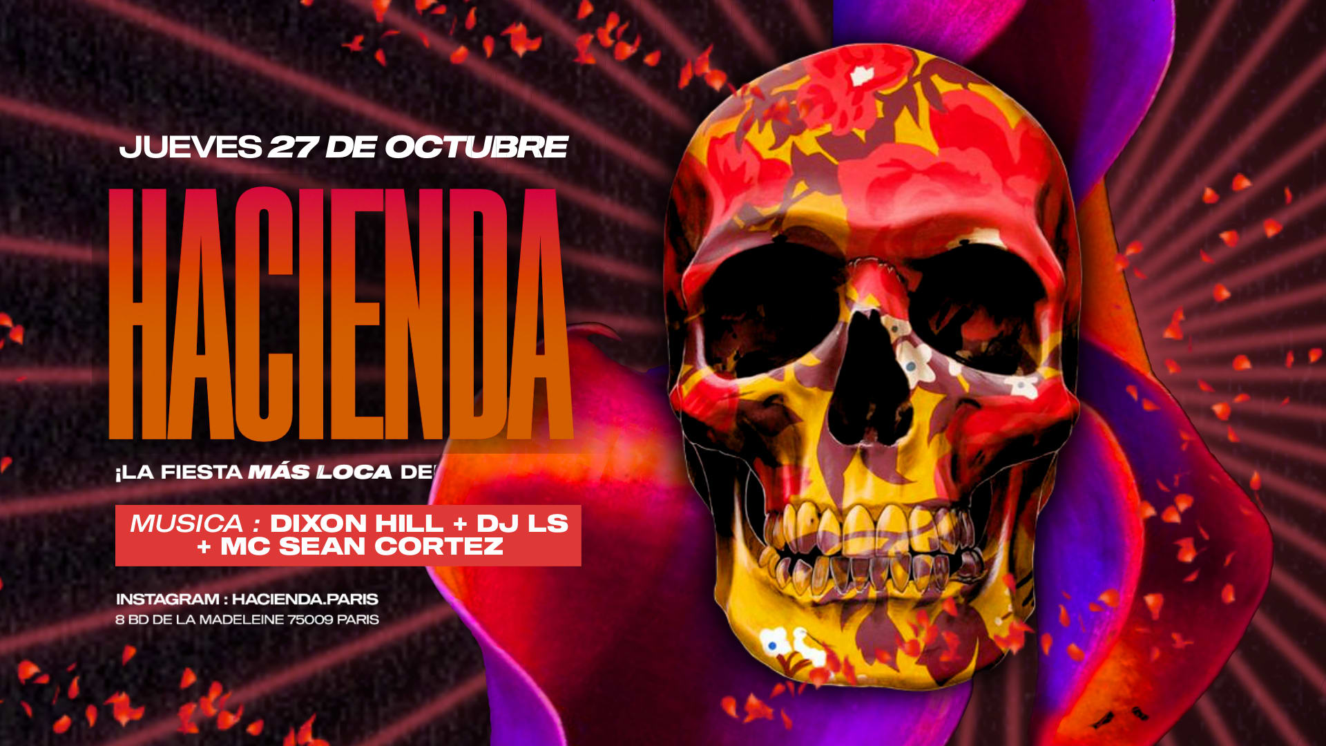 🔺 Hacienda 💀 Jueves 27 De Oct. 🔺 Cover