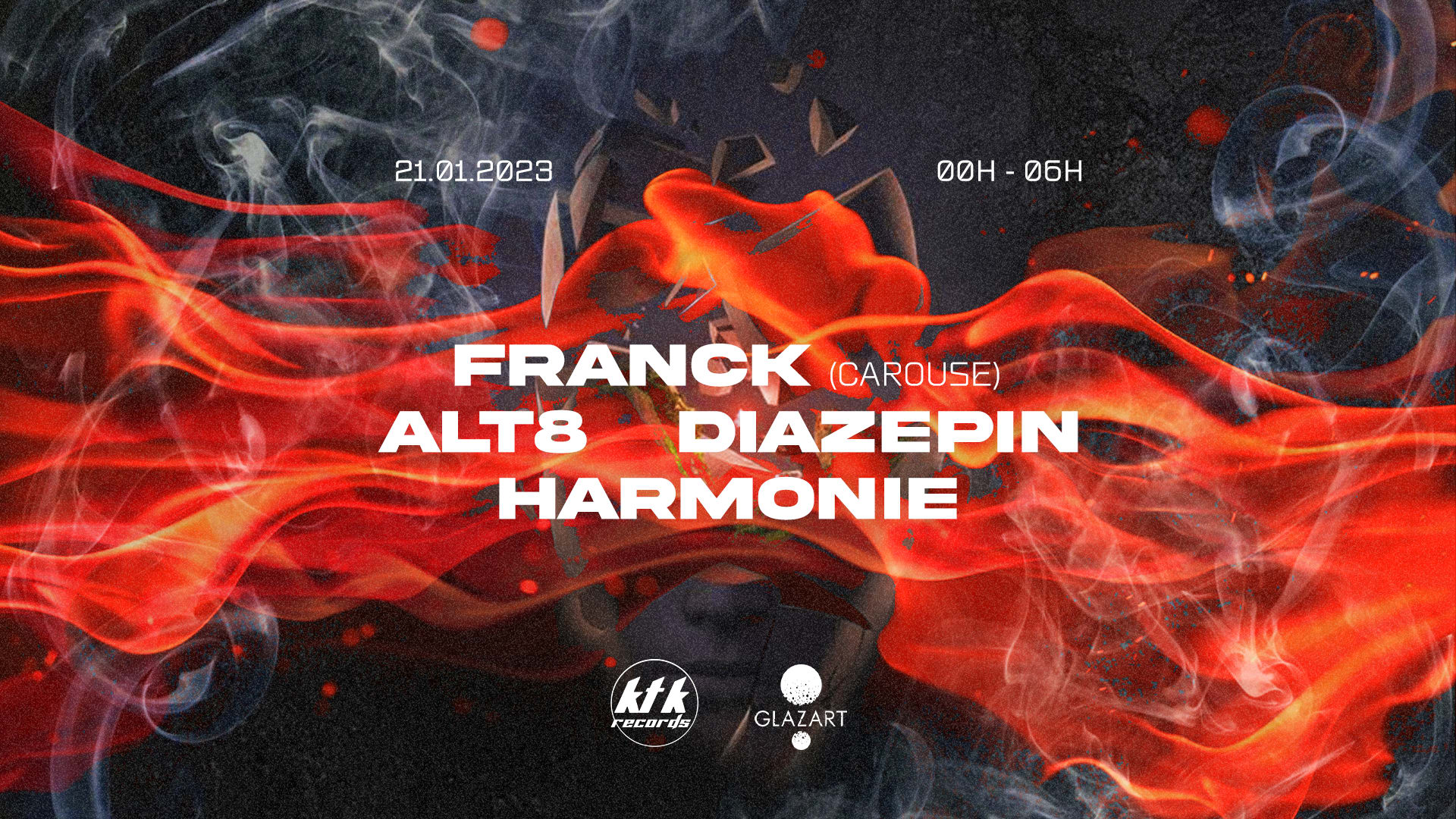Ktk Records X Glazart : Franck, Diazepin & More Cover
