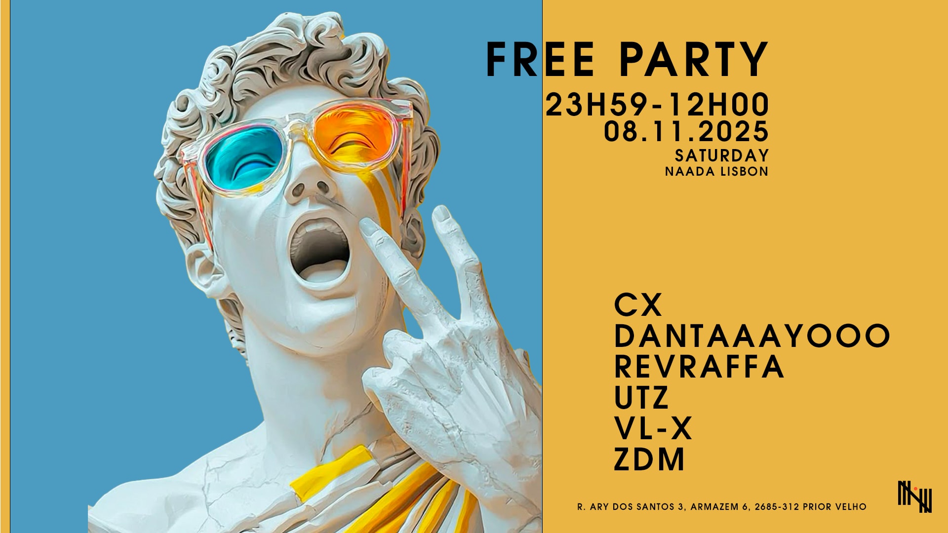 Free Party W/ Utz, Revraffa, Dantayooo, CX, Zdm Cover