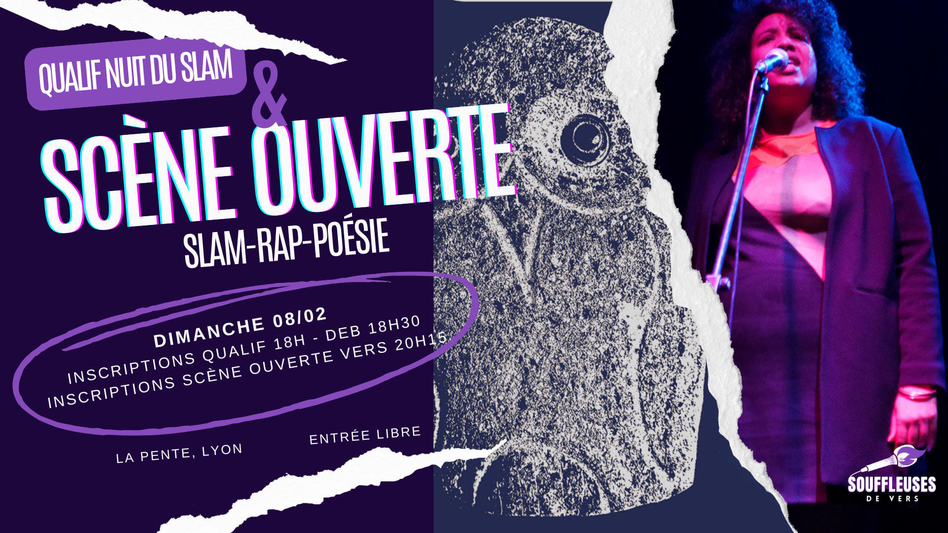 Qualif Nuit Du Slam & Scène Ouverte :  Slam, Rap & Poésie Cover