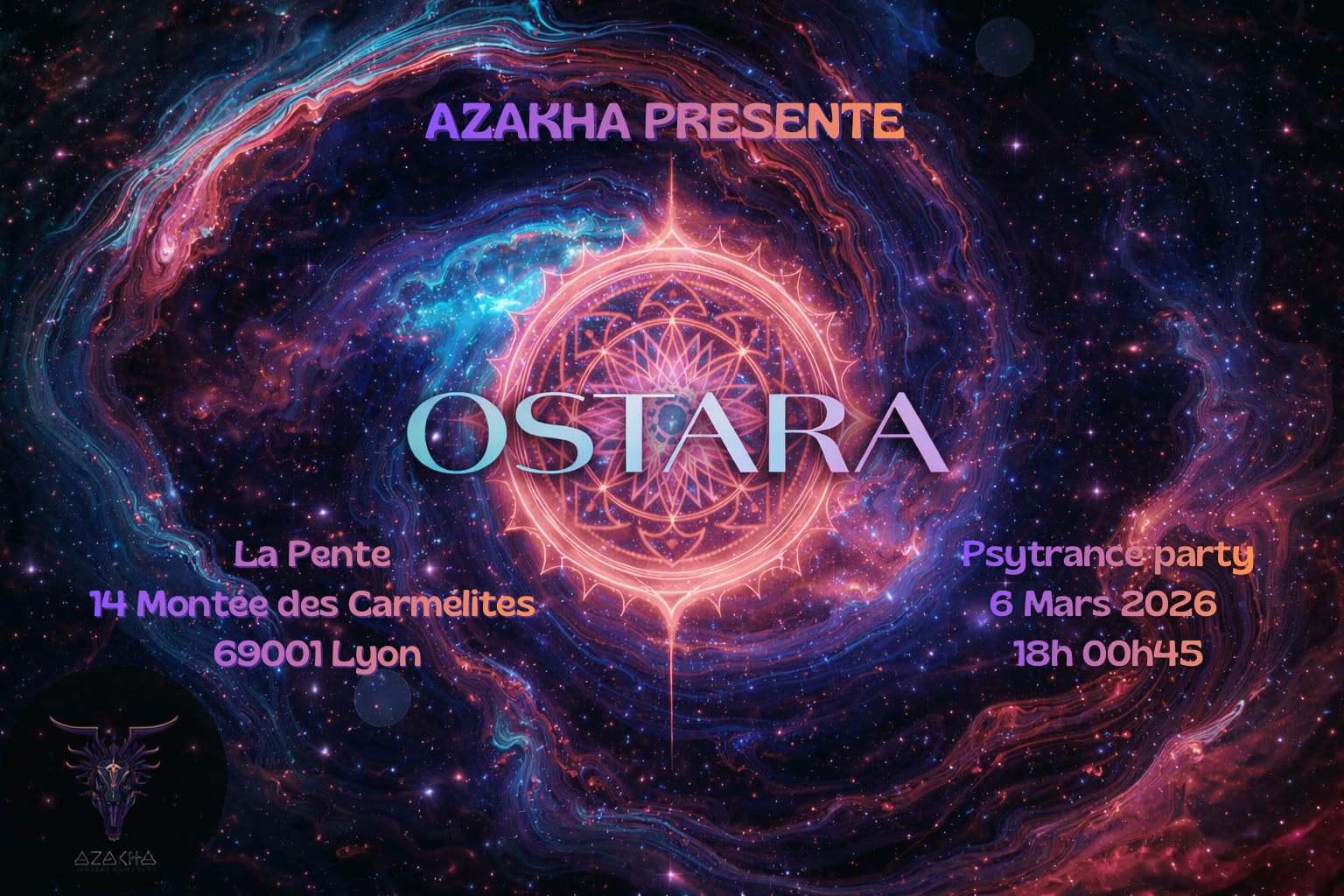 Azakha Présente Ostara Cover