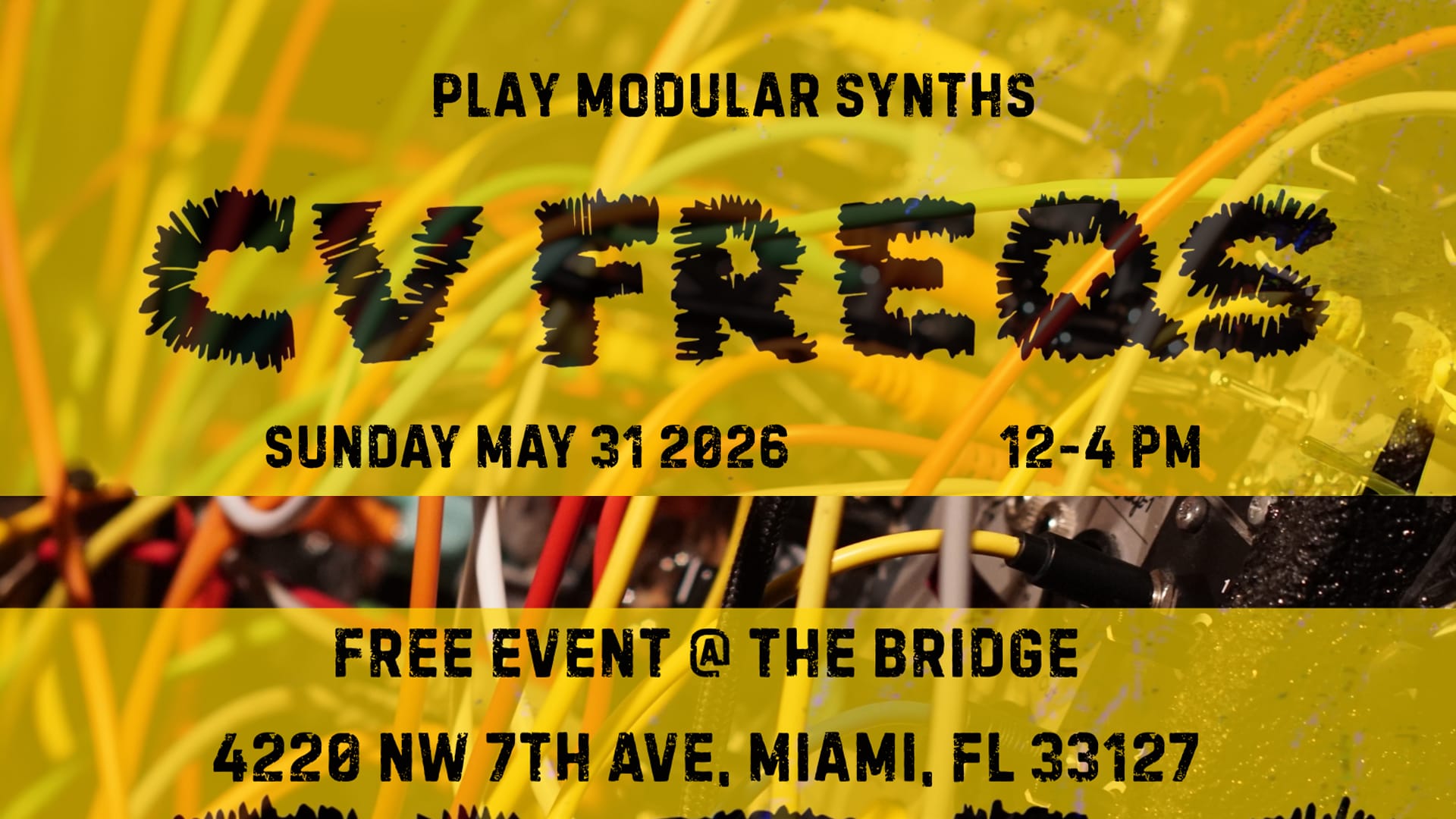 Play Modular Synths: CV Freqs @The Bridge Cover
