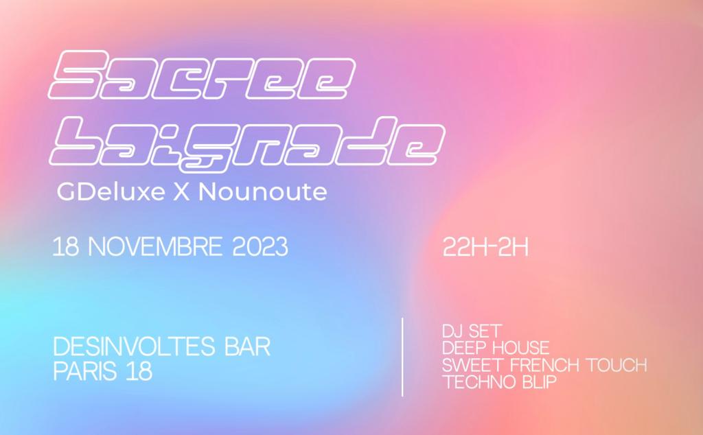Sacree Baignade X Desinvoltes Cover