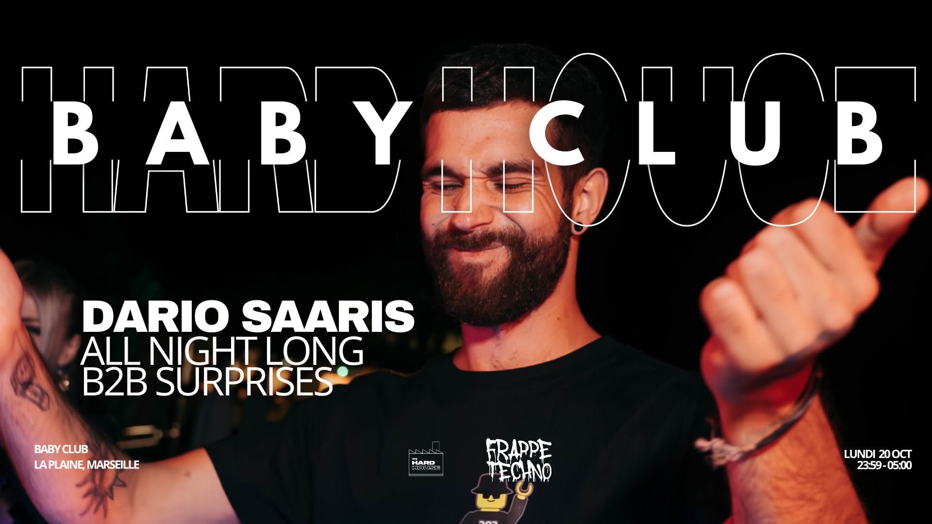 Hard House : Dario Saaris All Night Long B2b Suprises Cover