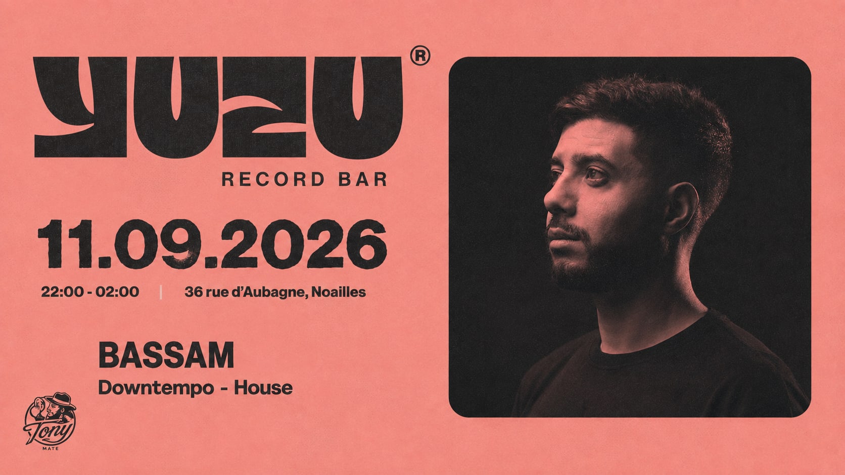 Dj Set Bassam @Yuzu Record Bar Cover