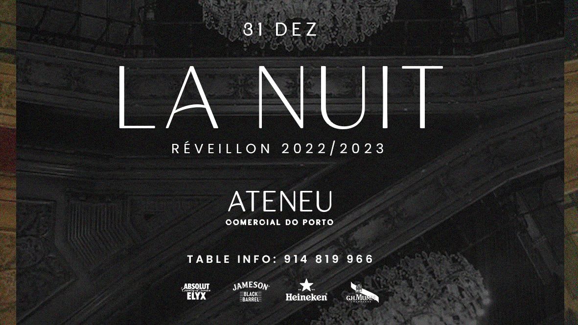 La Nuit - Reveillon Porto Cover