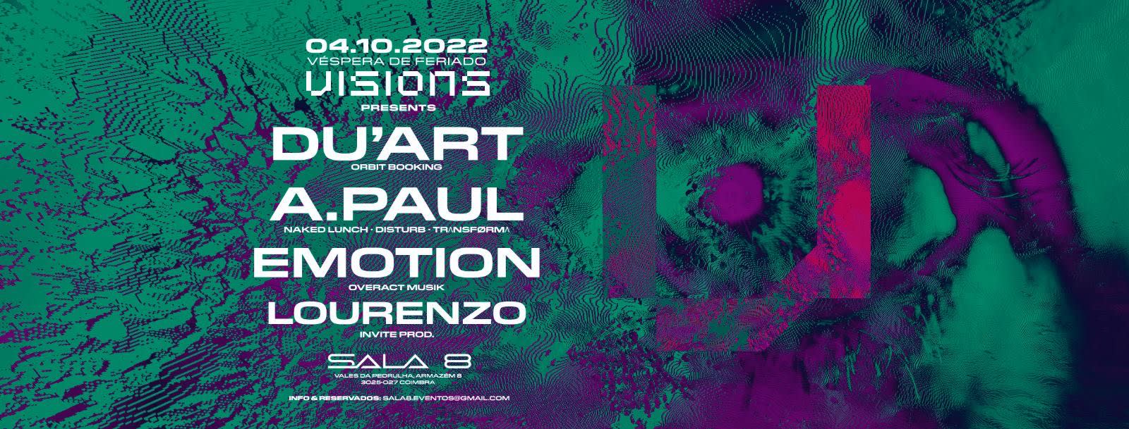 Visions Presents: Du`Art & A.Paul  Cover