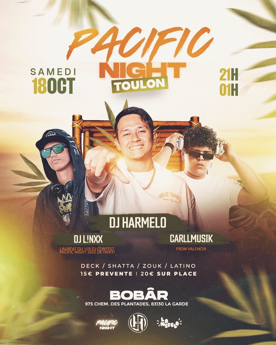 Pacific Night Toulon - [Dj Harmelo] Cover