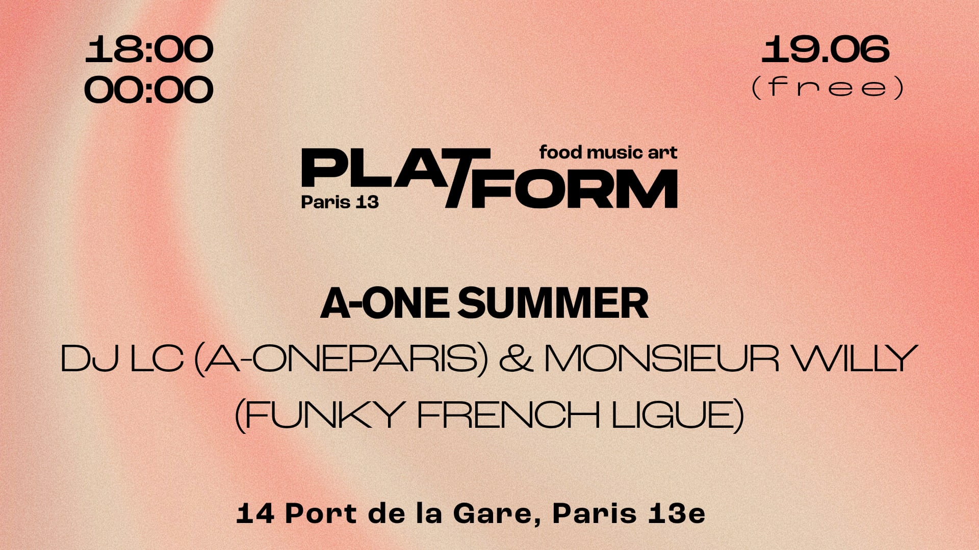 A-One Summer • Dj Lc X Monsieur Willy • Free Cover