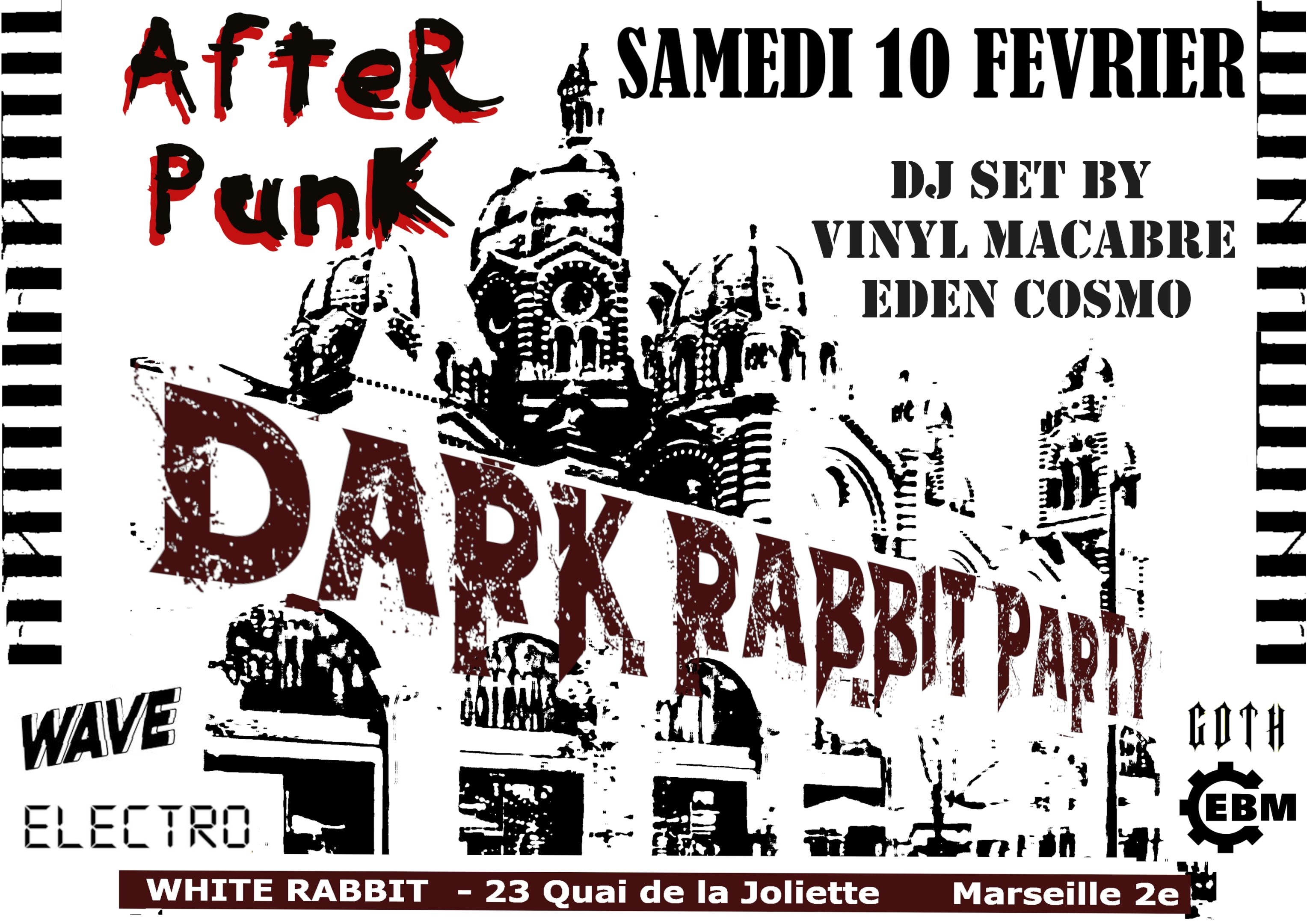 Dark Rabbit Party After Punk Au White Rabbit Cover