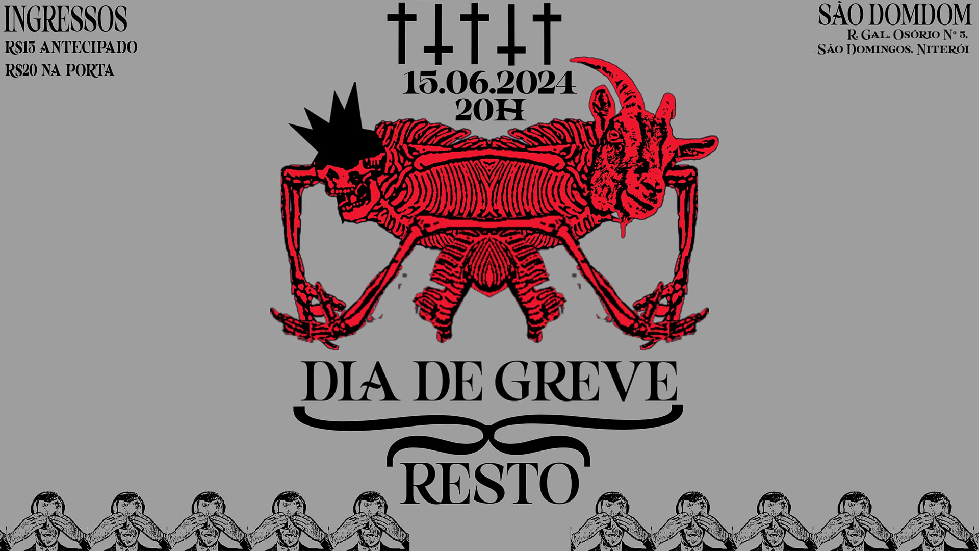 Resto E Dia De Greve @ São Dom Dom Cover