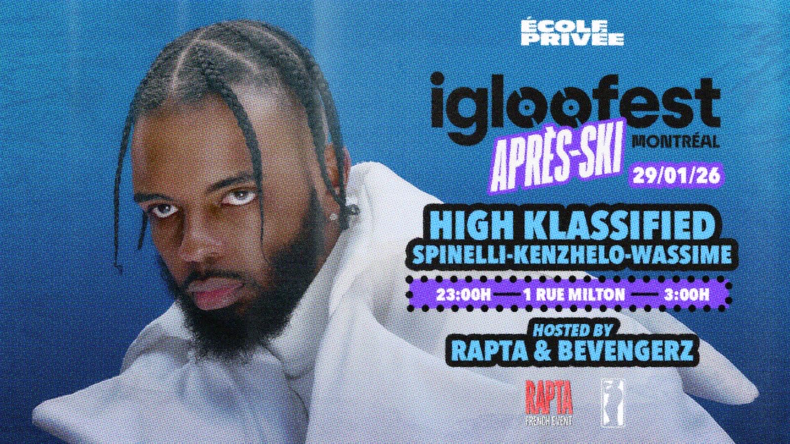 Après Ski Igloofest - High Klassified Cover