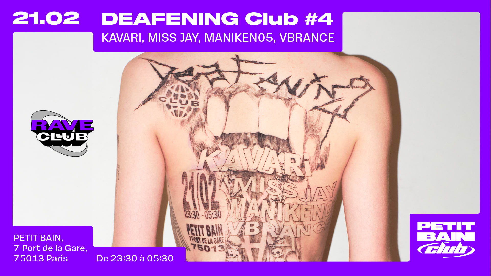 Deafening Club #4 Cover