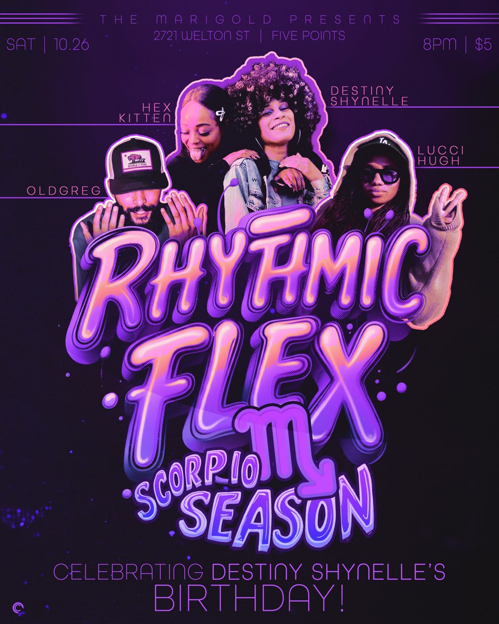 Rhythmic Flex Scorpio Season Cover