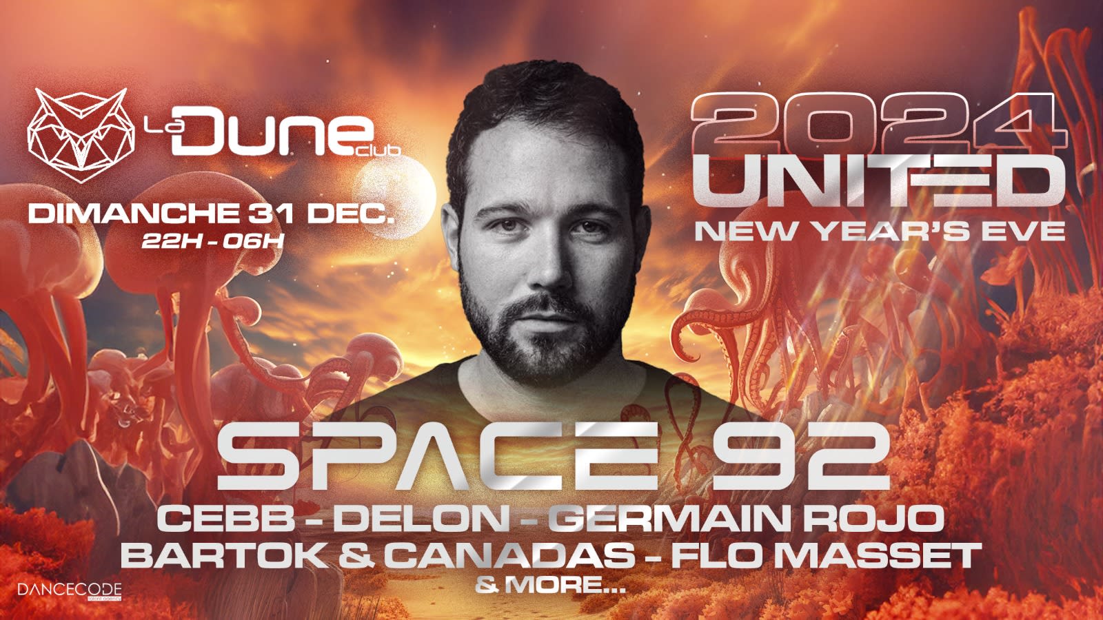 United New Year’S Eve 2024 : Space 92 Cover