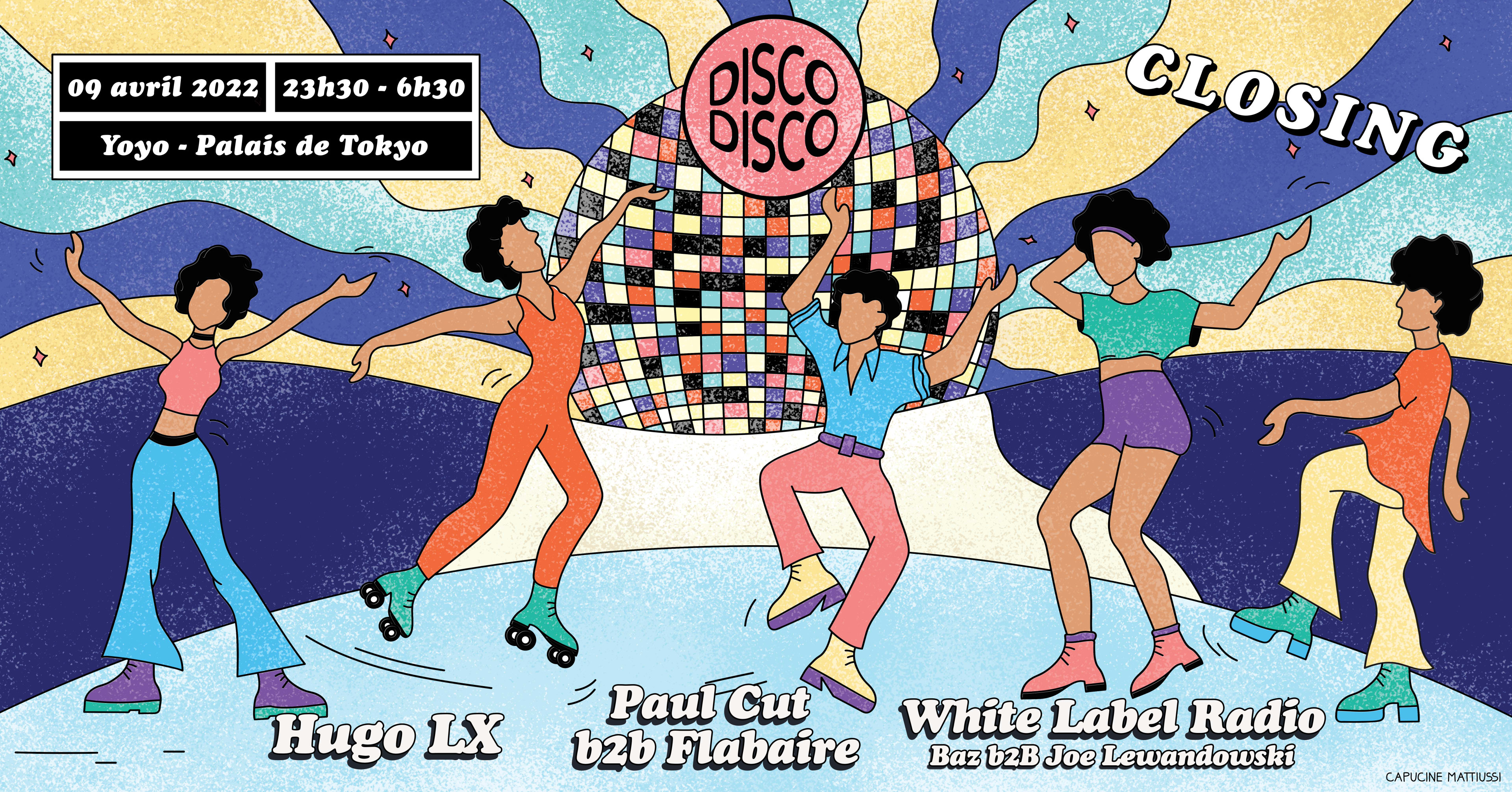 Closing Disco Disco ✦ Flabaire B2b Paul Cut,Hugo LX, White Label Radio Cover