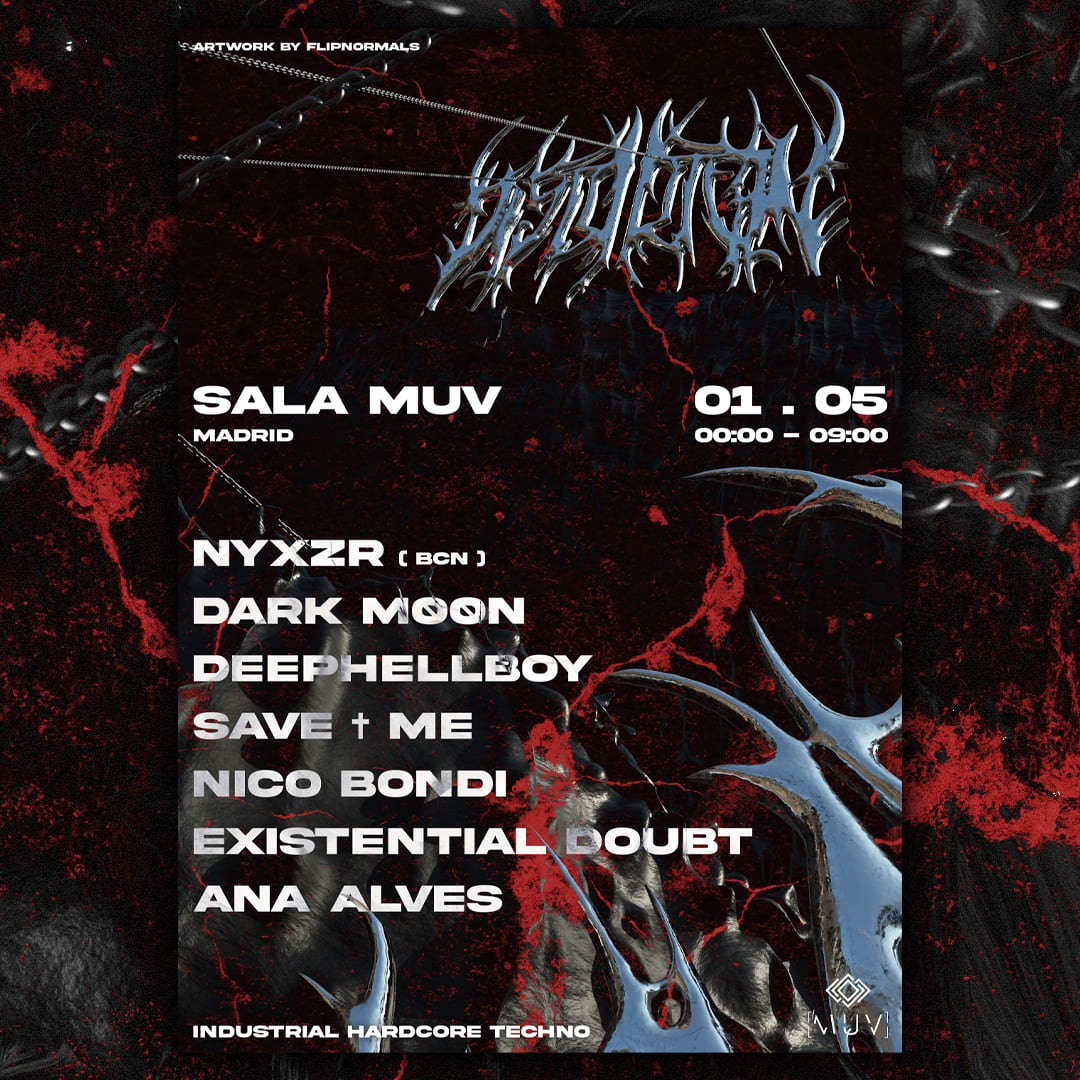Distortion Showcase Madrid - Industrial Techno ! 01/05 Cover