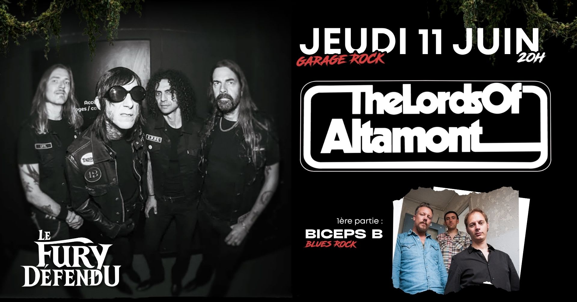 The Lords Of Altamont / Biceps B // Le Fury Défendu Cover