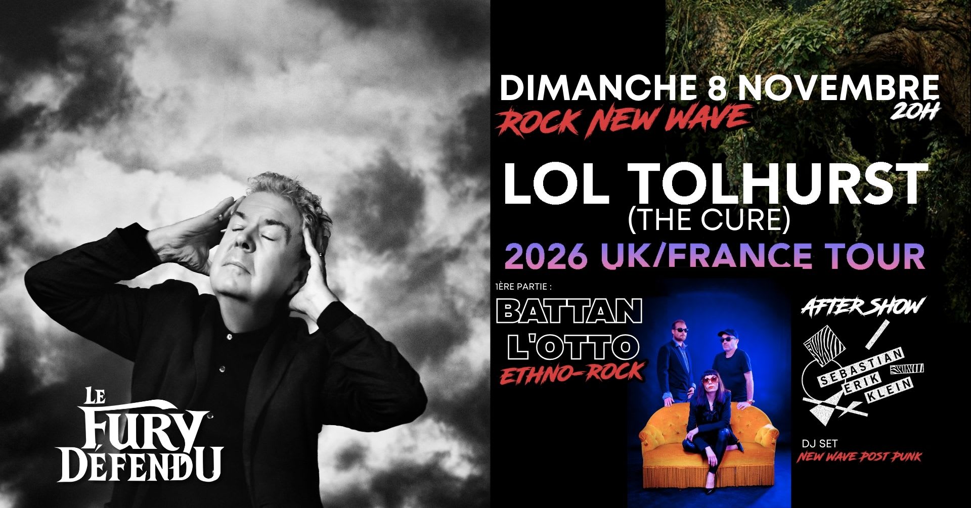 Lol Tolhurst(The Cure)/ Battan L'otto / Sebastian Erik Klein Cover