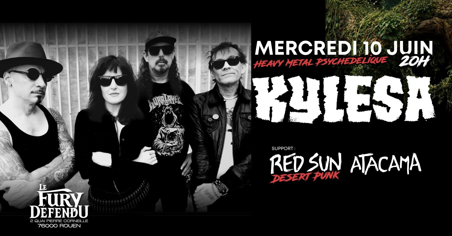 Kylesa + Red Sun Atacama // Le Fury Défendu Cover