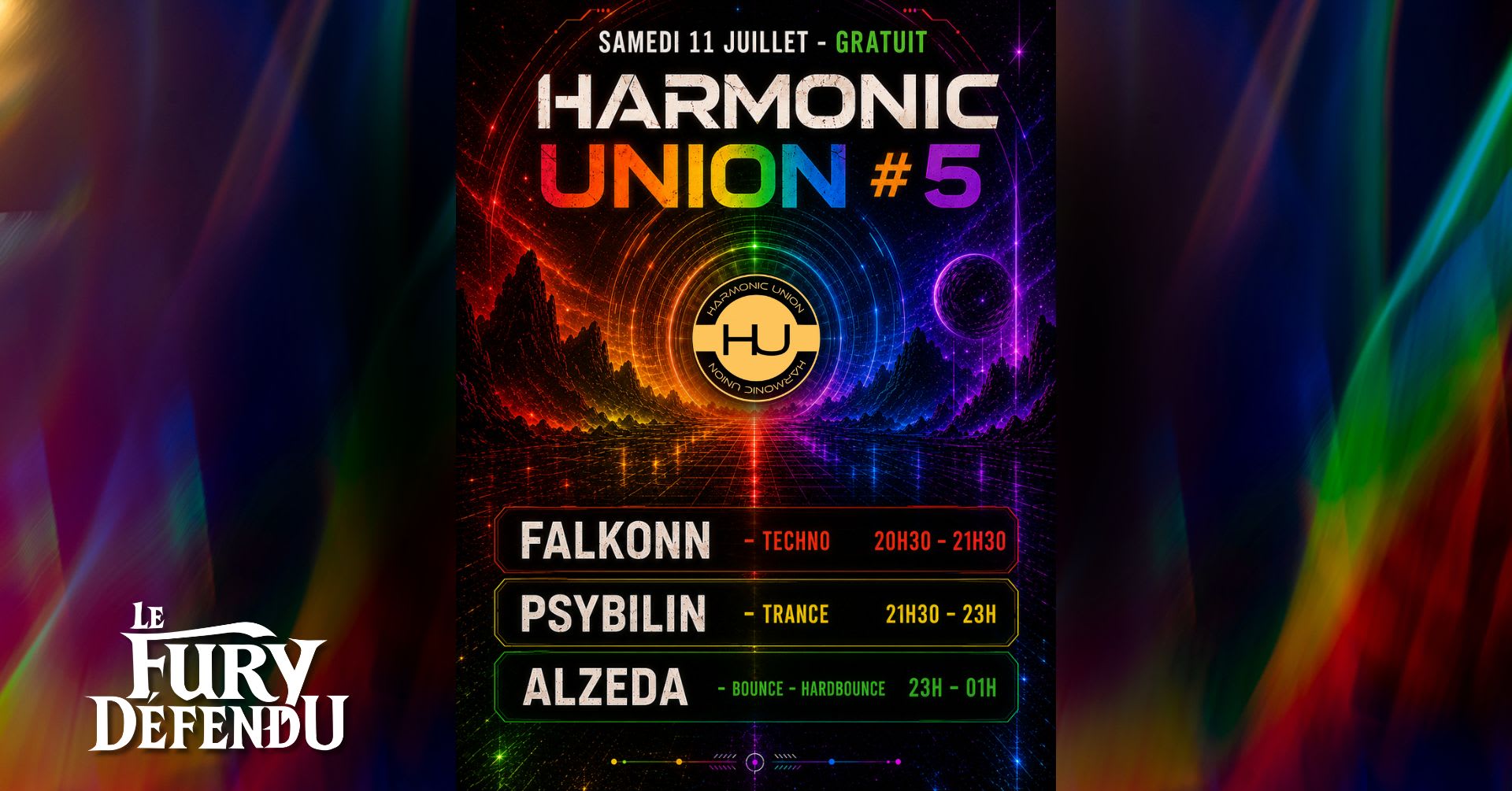 Soirée Techno - Harmonic Union #5 Cover
