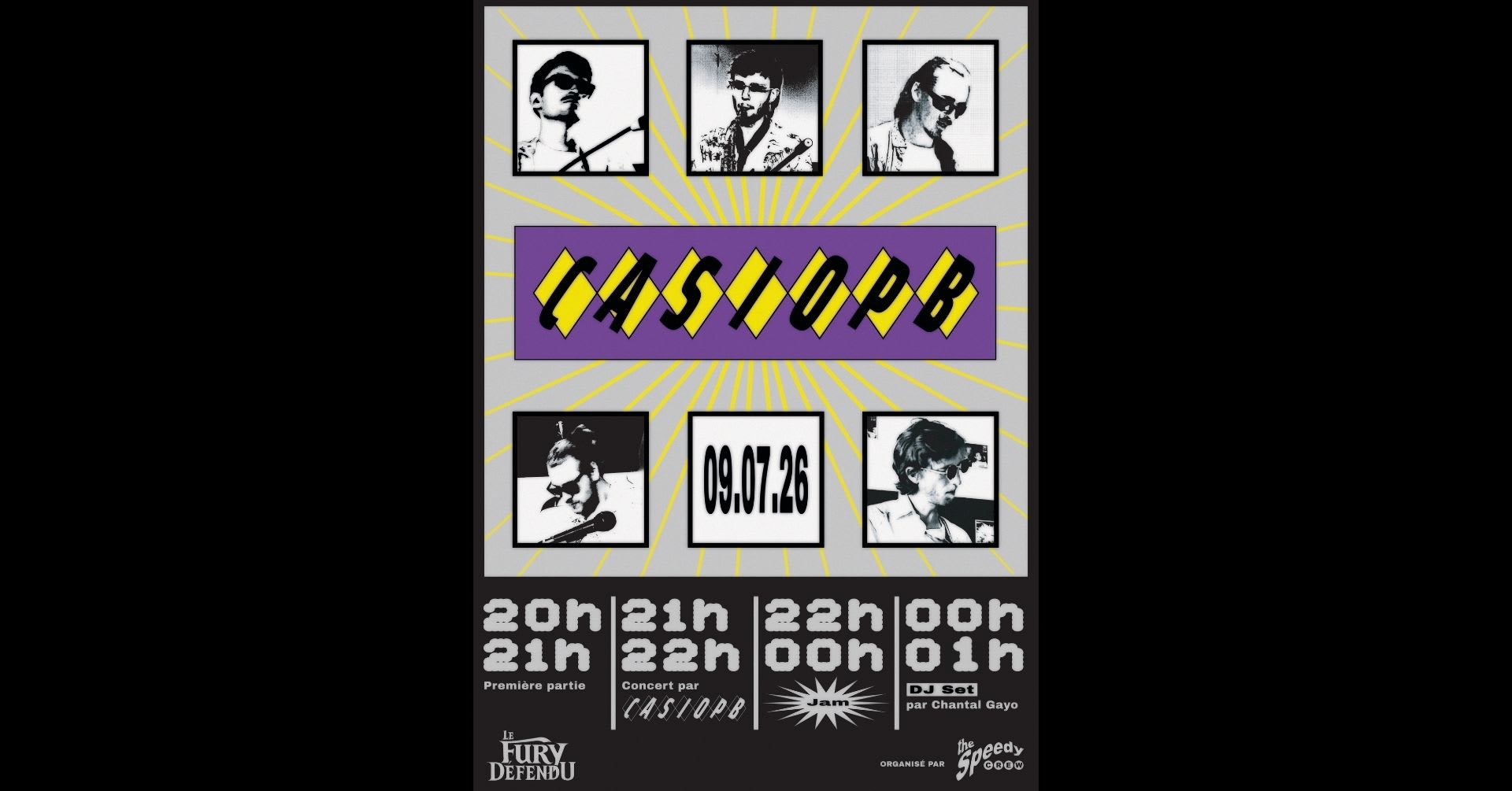 Concer Jazz Fusion Casiopb + Dj Set Chantal Gayo Cover