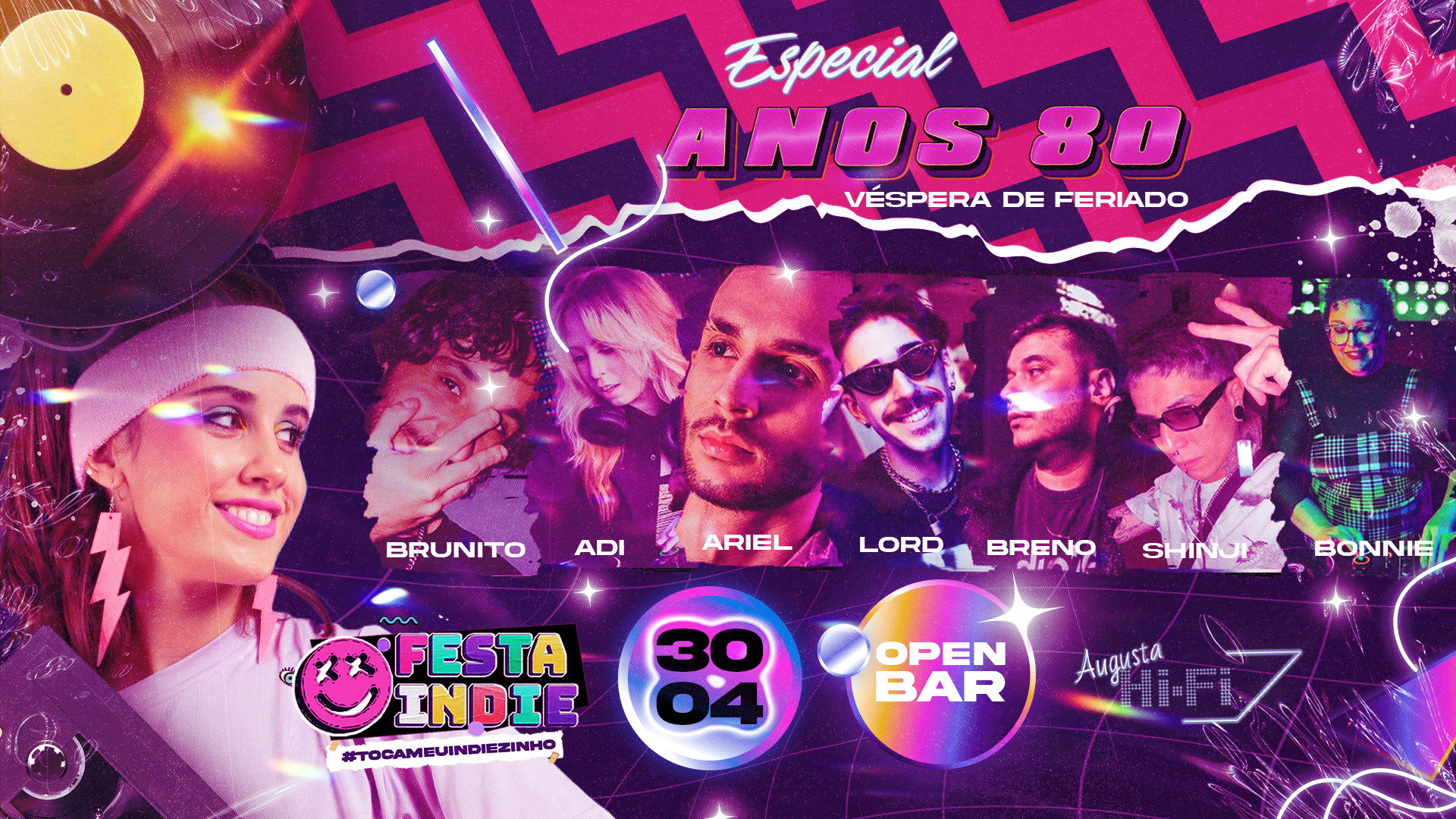 A Festa Indie Openbar - Especial 80's - Véspera De Feriado Cover