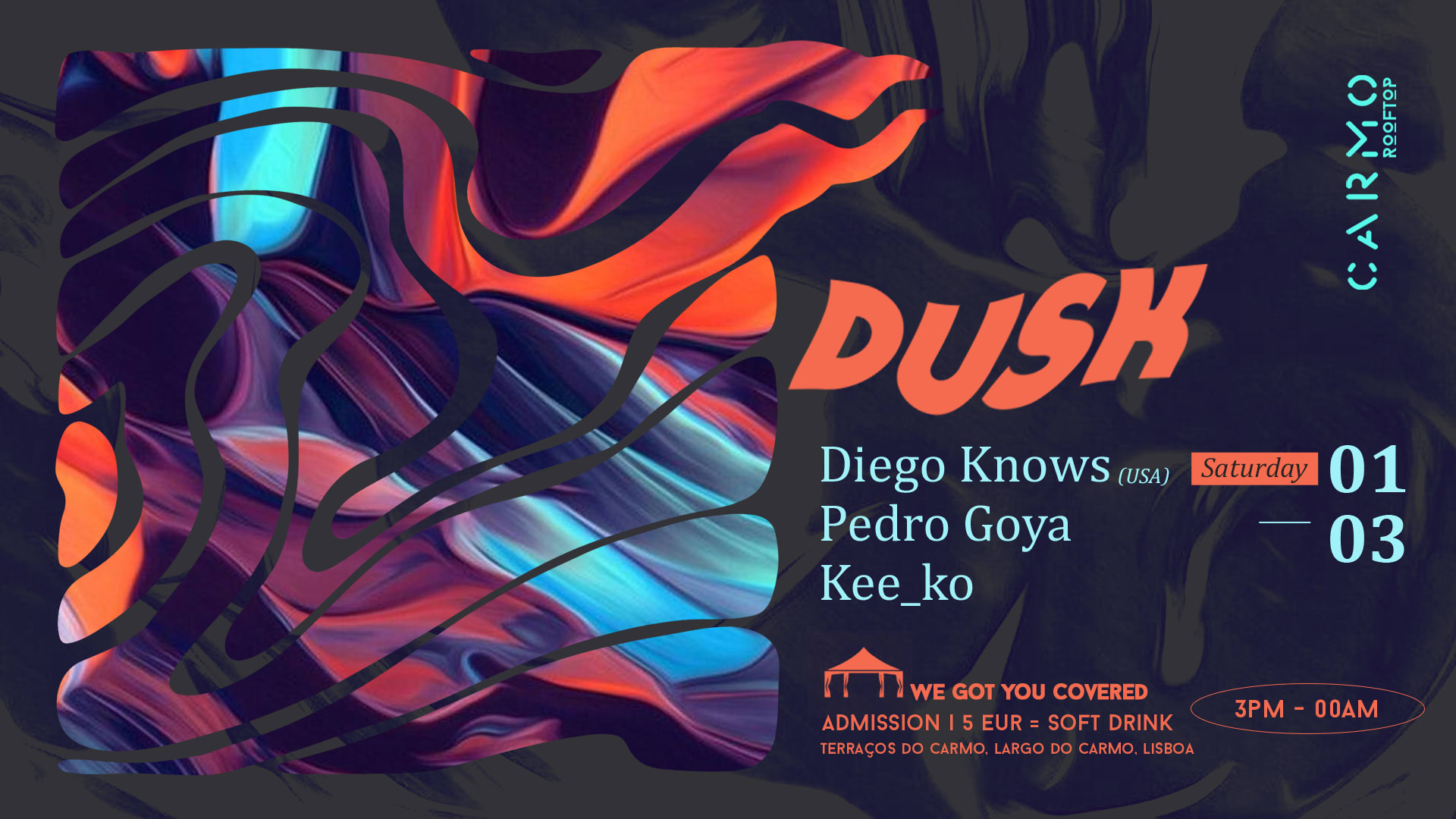 Dusk At Carmo Rooftop Cover