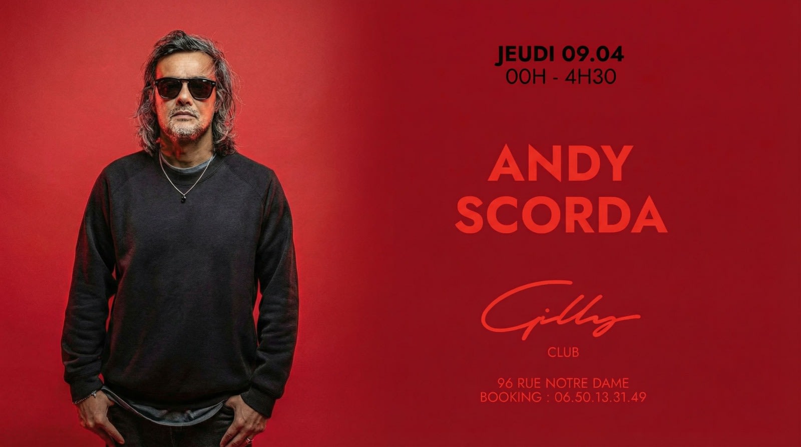 Andy Scorda X Gilly Club Jeudi 9 Avril Cover