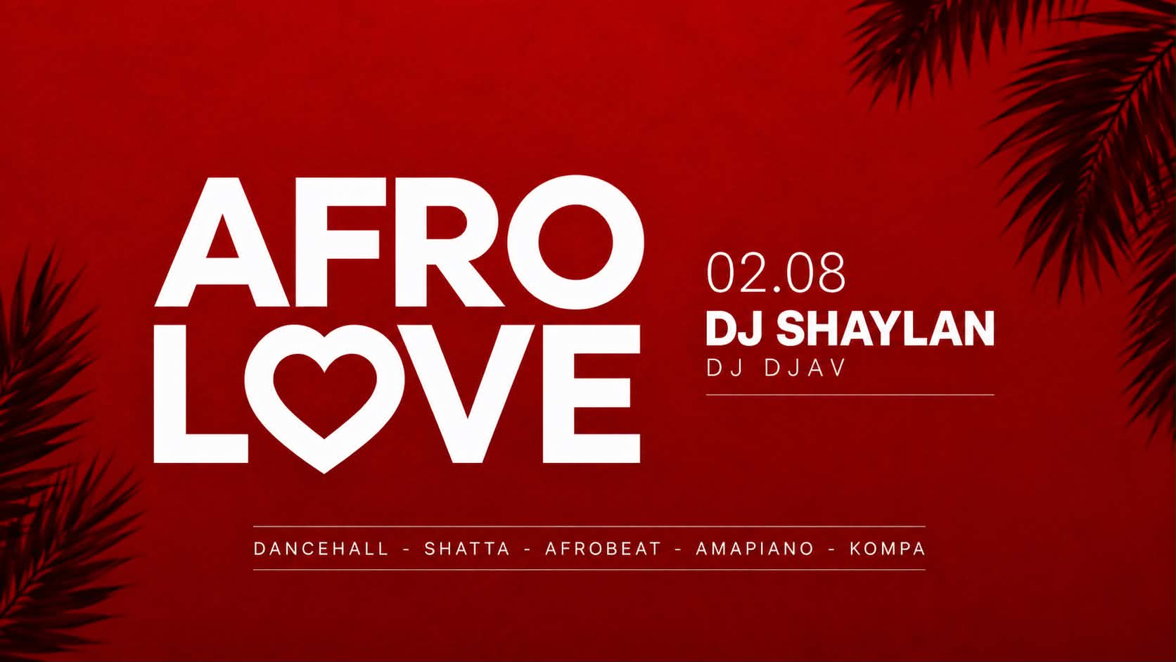 Afro Love • Dj Shaylan • Plage Le Vieux Rocher Cover