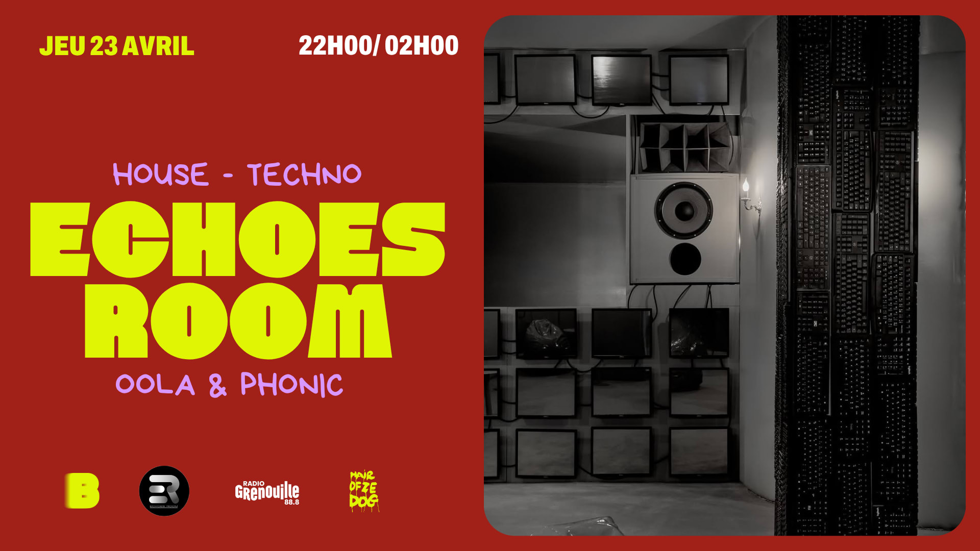 Echoes Room : Oola & Phonic @ Le Bouge Cover