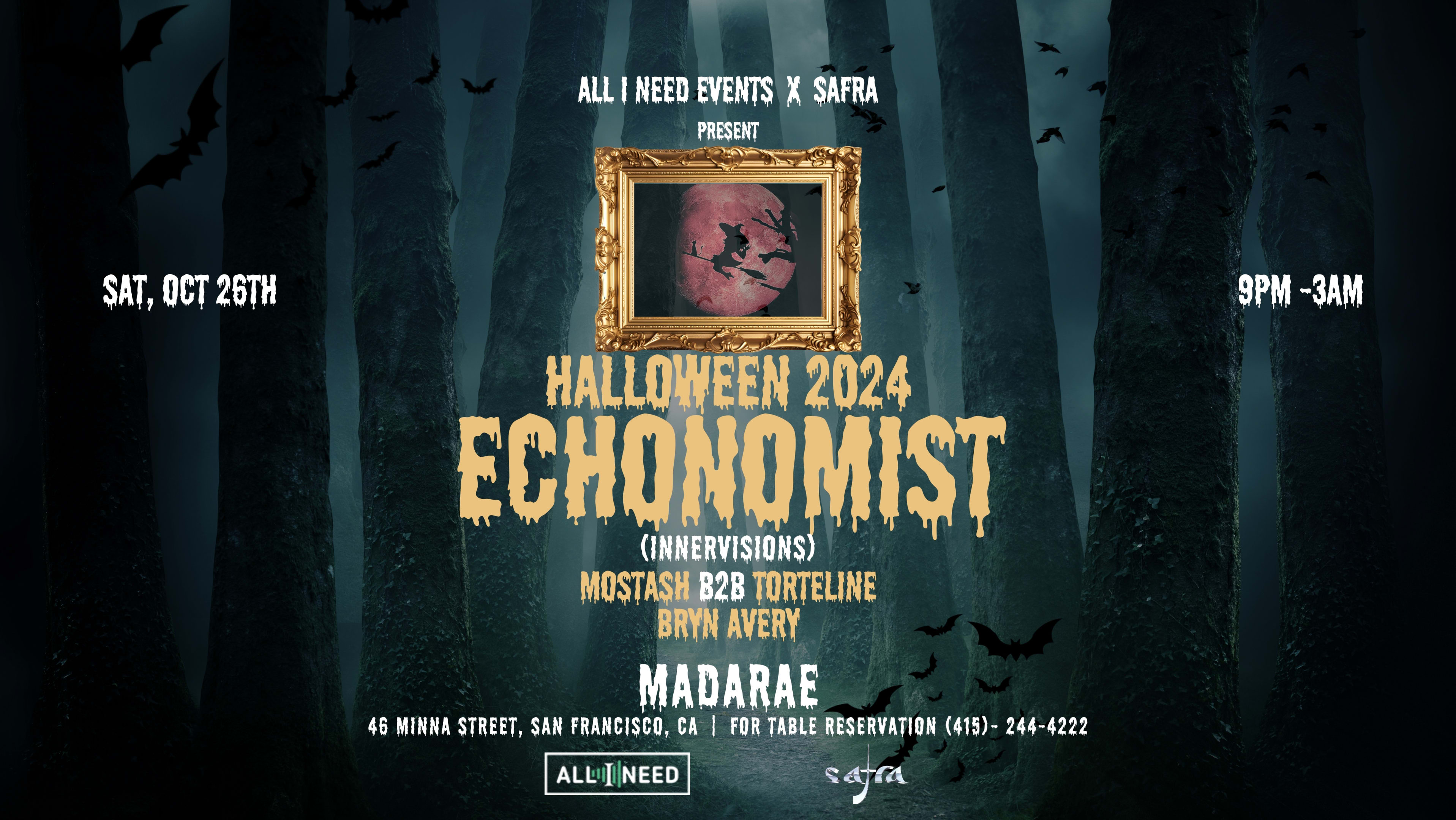 Halloween W/ Echonomist (Afterlife -Innervision) At Madarae Cover