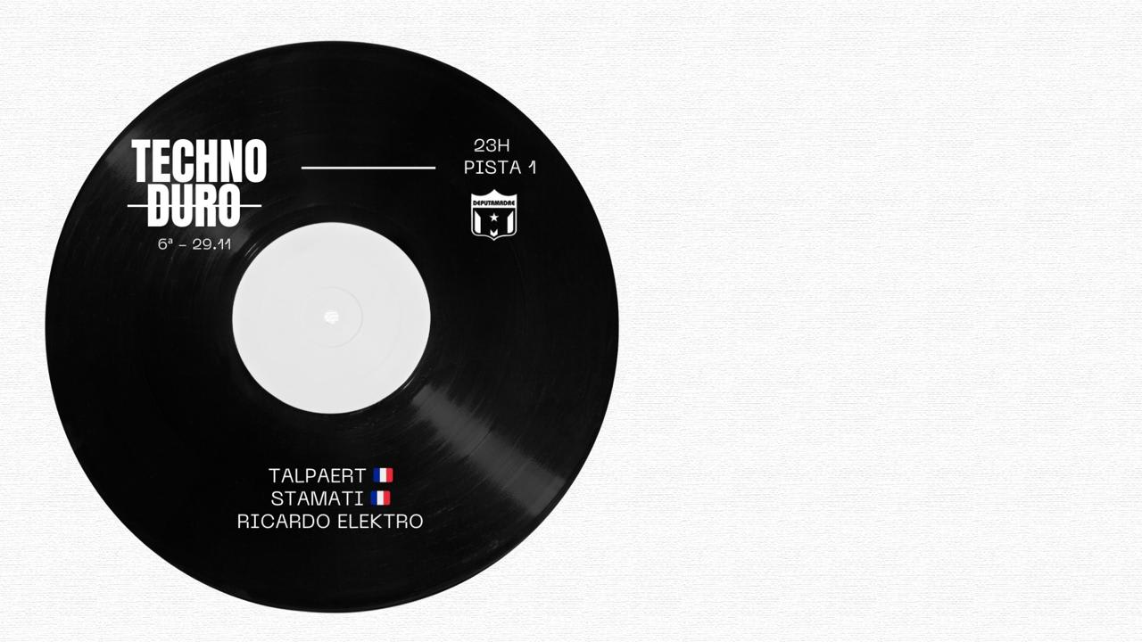 Techno Duro At Deputamadre 29/11 Cover