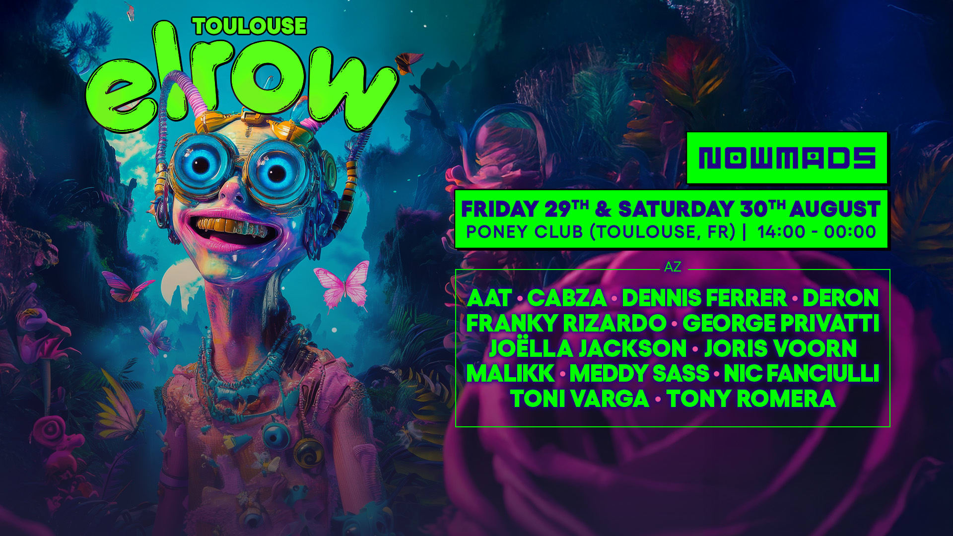 Elrow Toulouse X Poney Club Cover