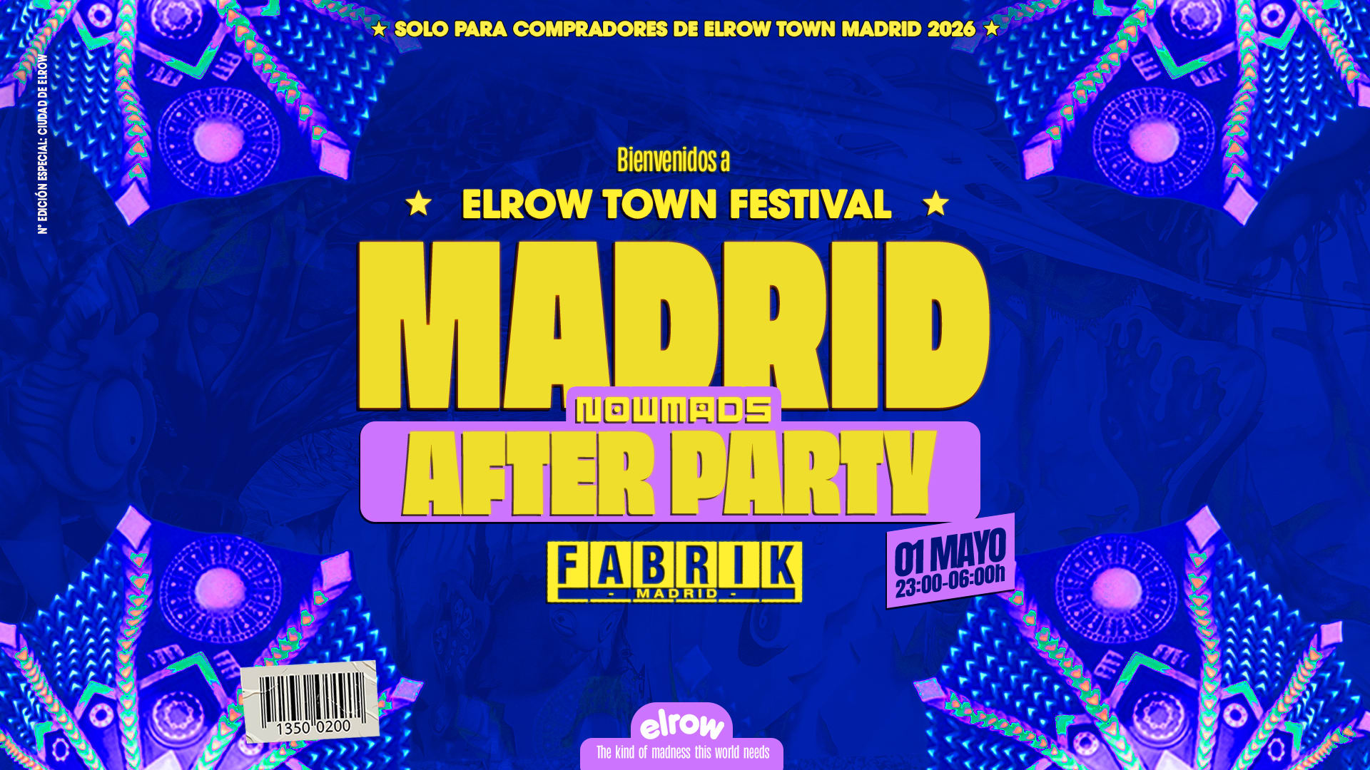 Complemento - Elrow Afterparty (Fabrik - Madrid) Cover