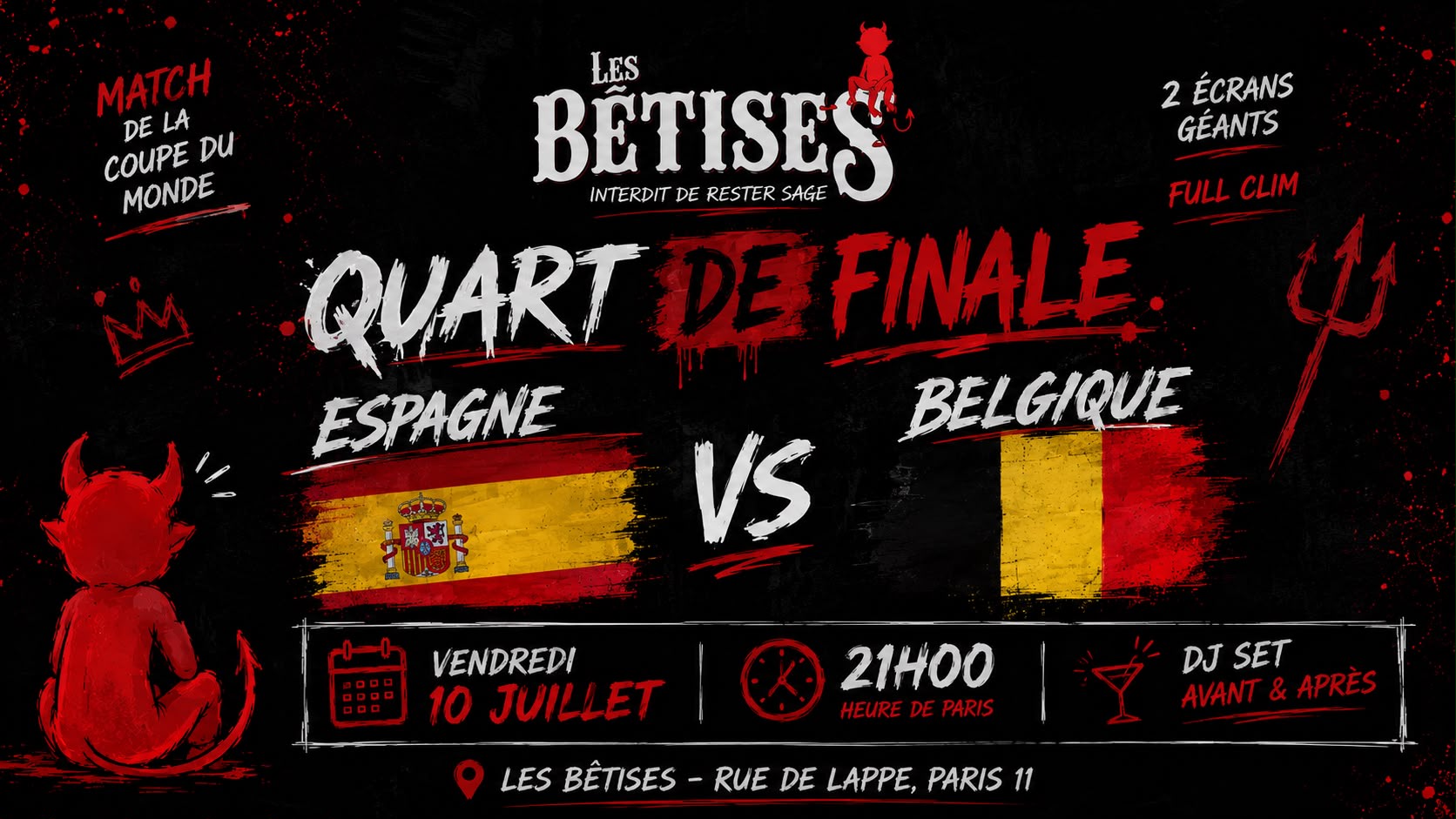 Espagne Vs Belgique - Coupe Du Monde 2026 @Les Bêti… Cover