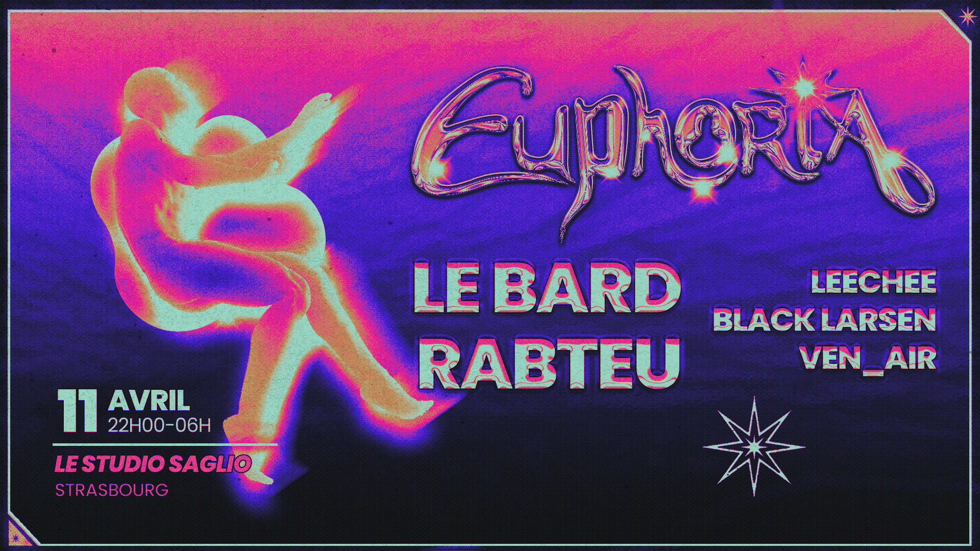 Euphoria (Strasbourg) : Le Bard - Rabteu - Black Larsen Cover