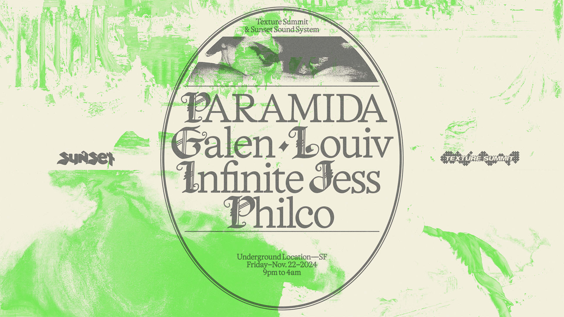 Sunset Sound System + Texture Summit Present: Paramida Cover