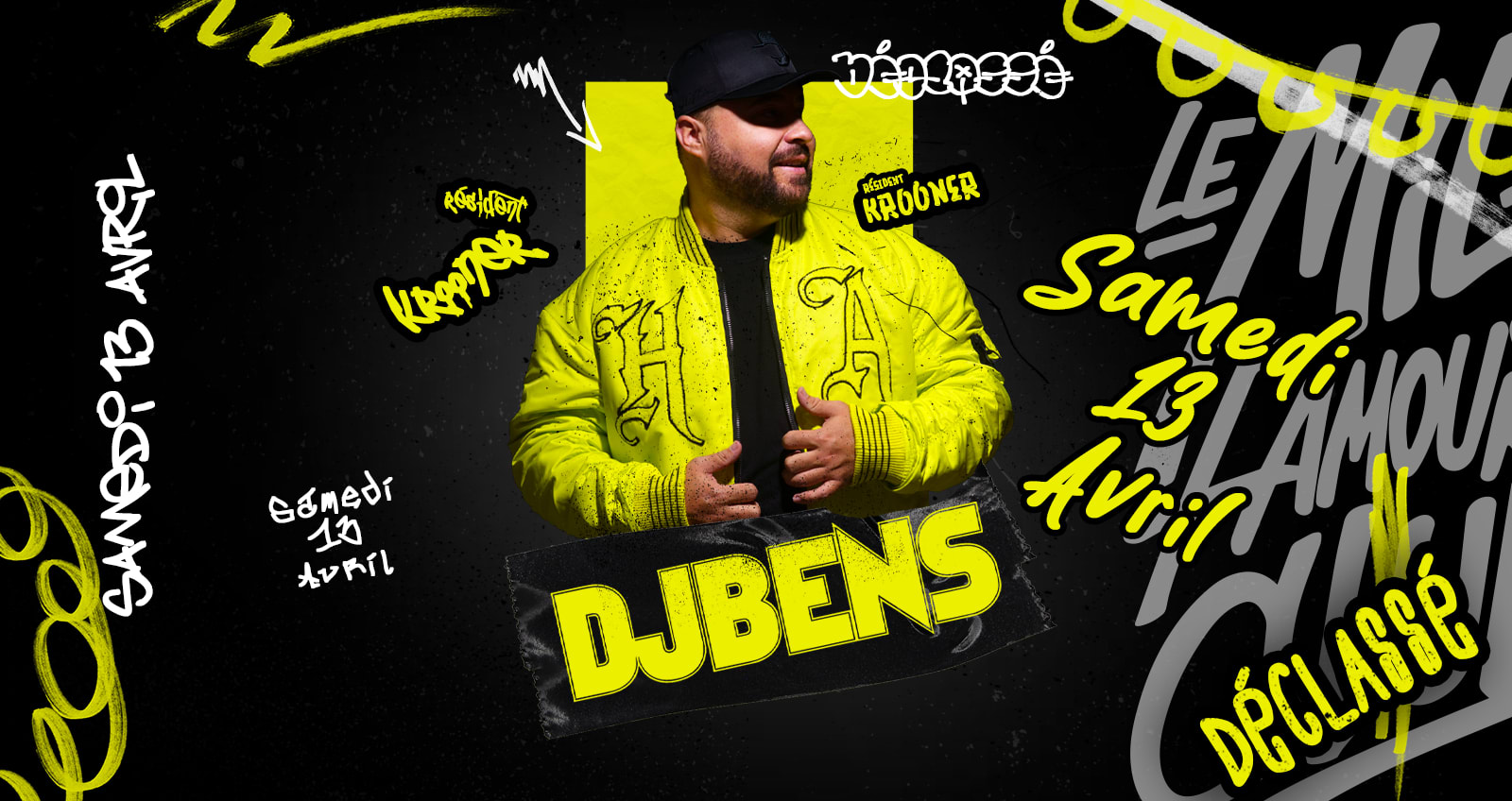 Sam 13 Avril - Dj Bens Cover